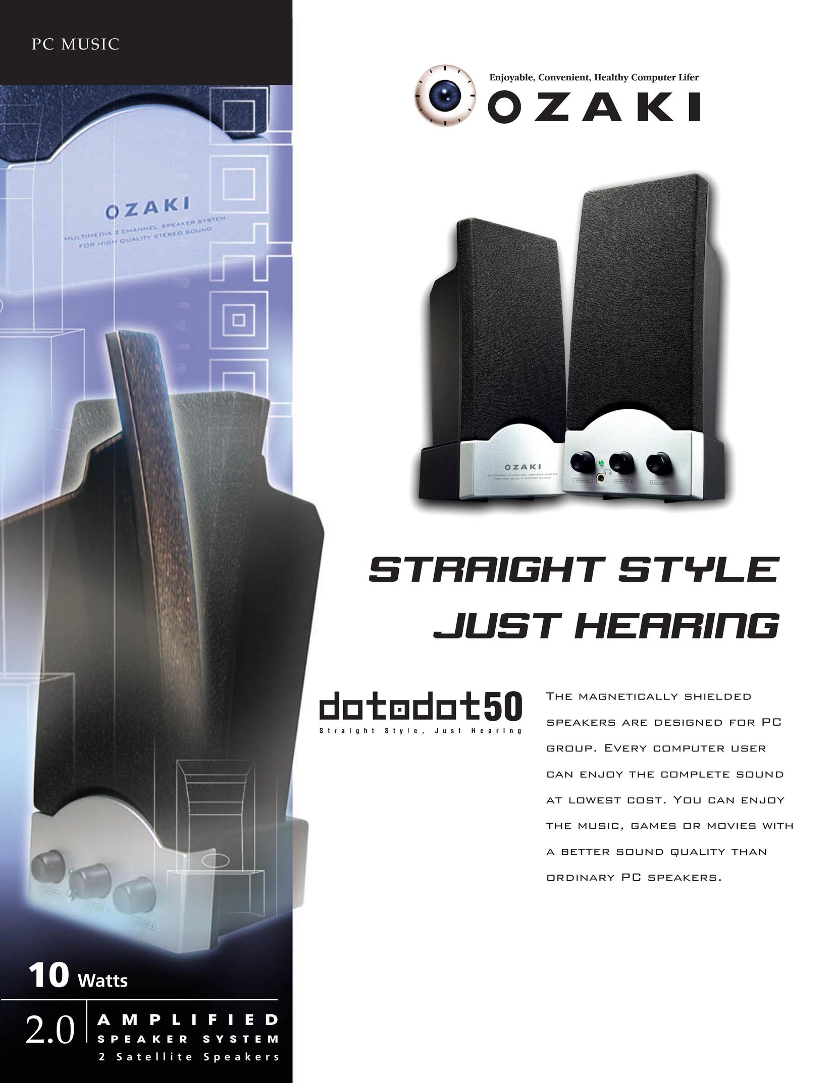 Ozaki Worldwide dotodot50 Portable Speaker User Manual