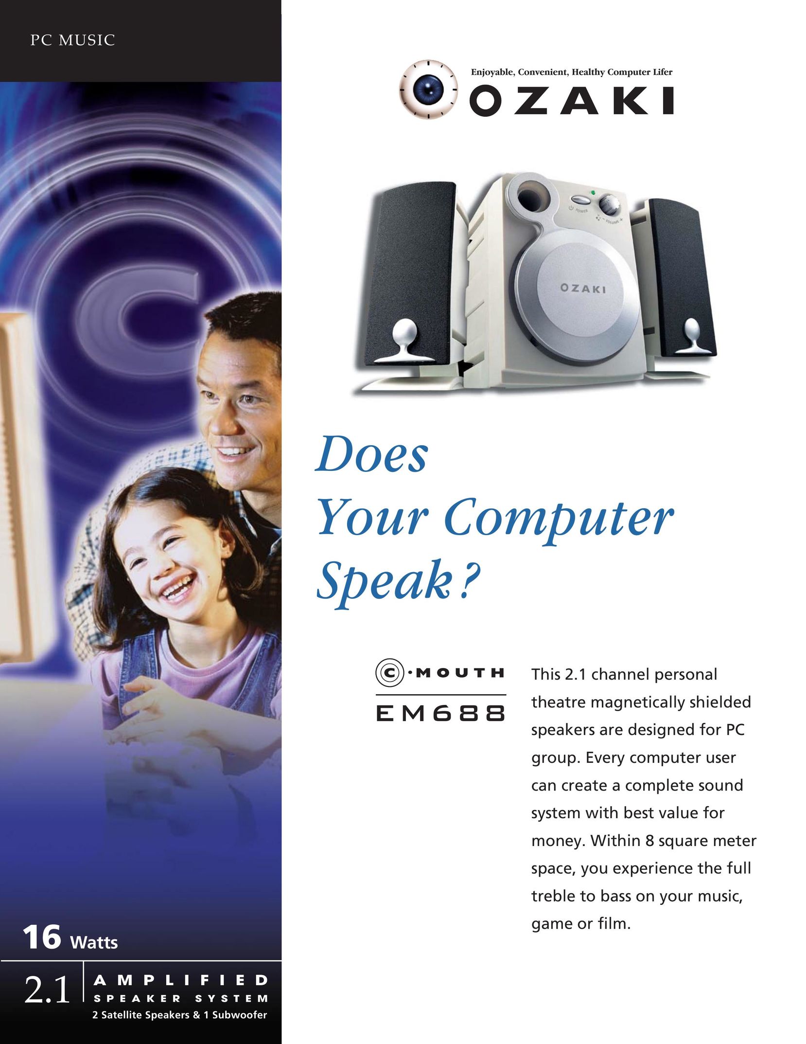 Ozaki Worldwide EM688 Portable Speaker User Manual