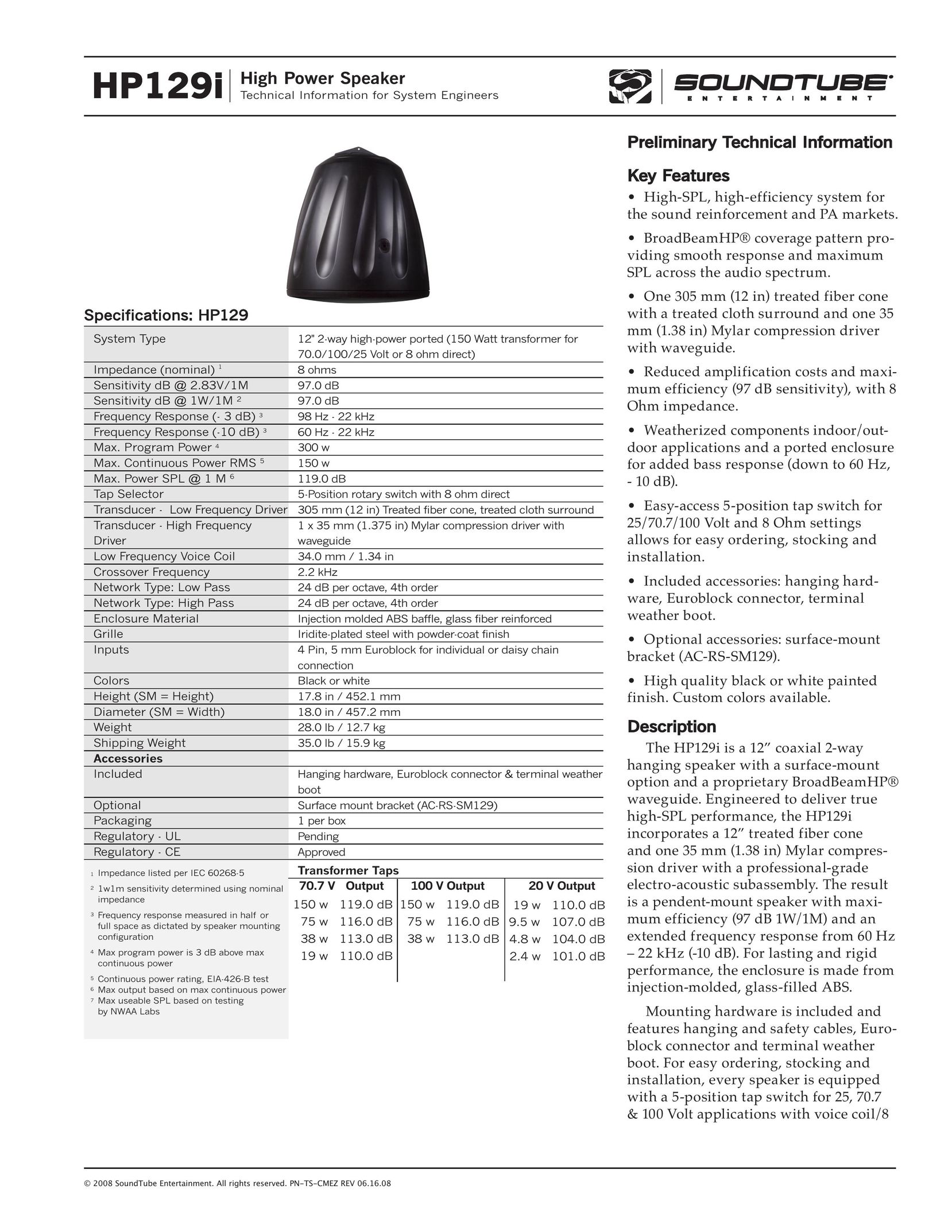Phase Technology HP129i Portable Speaker User Manual