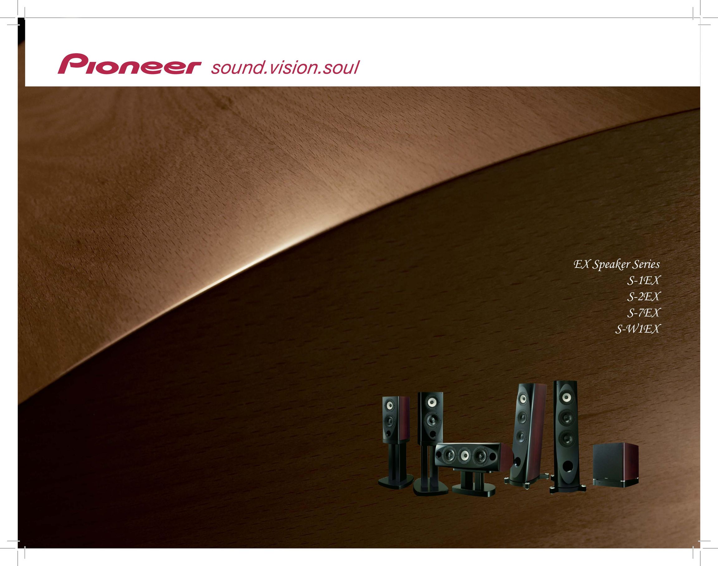 Pioneer S-W1EX Portable Speaker User Manual