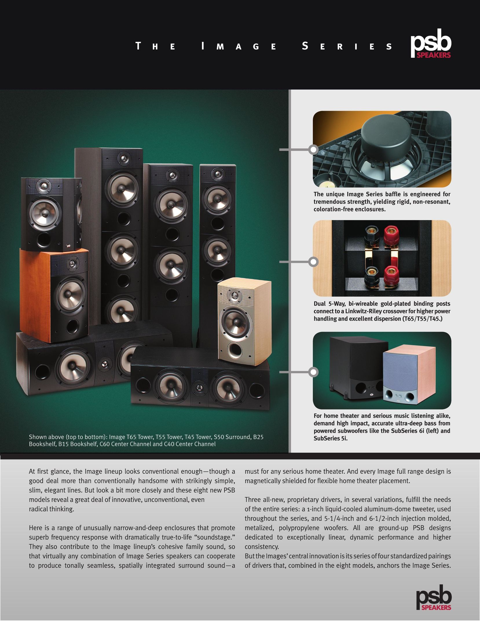 PSB Speakers Image Series Portable Speaker User Manual