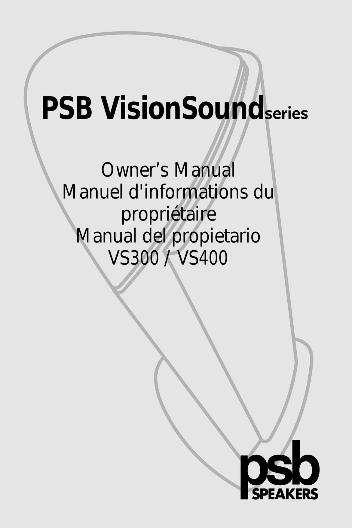 PSB Speakers VS300 Portable Speaker User Manual
