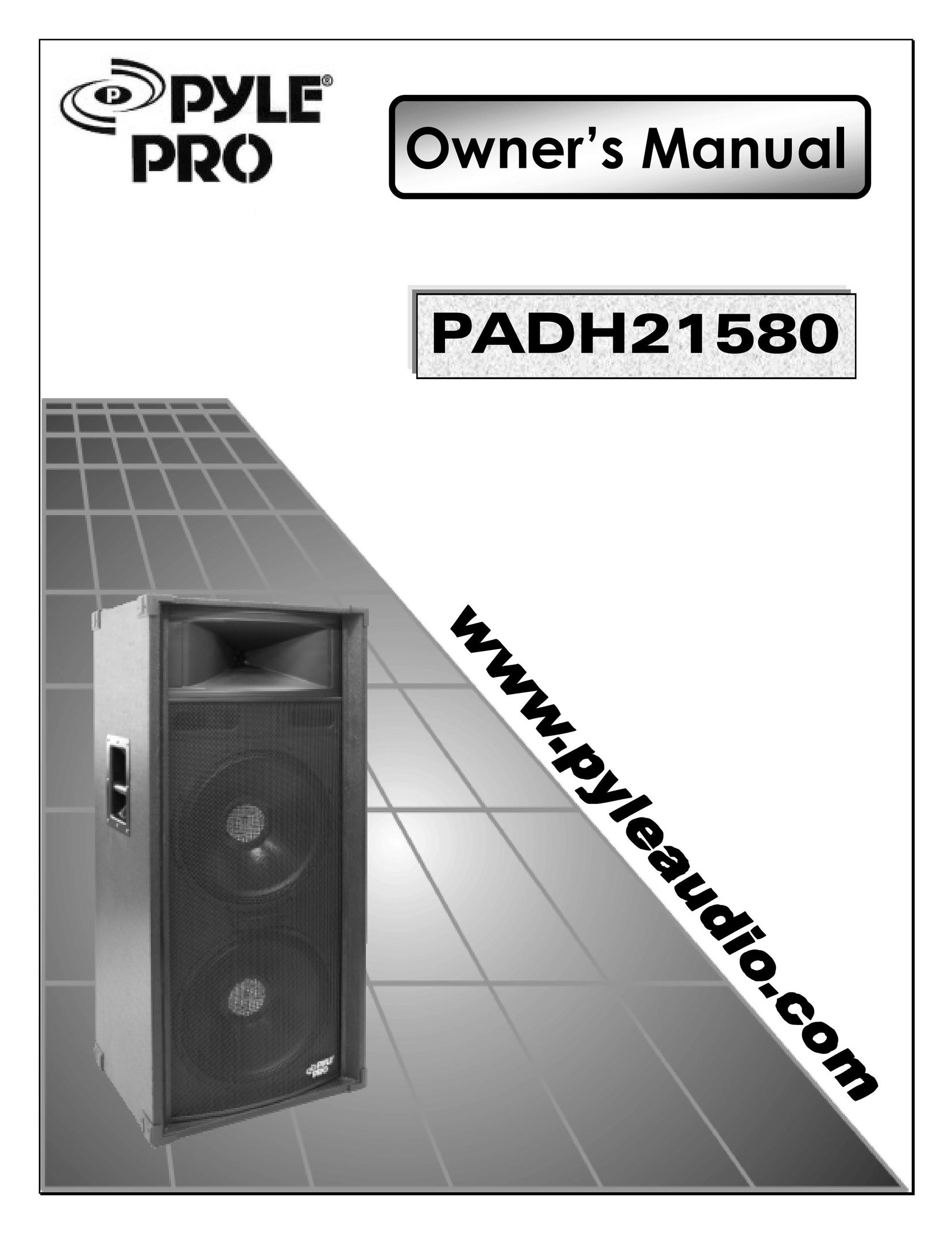 PYLE Audio PADH21580 Portable Speaker User Manual