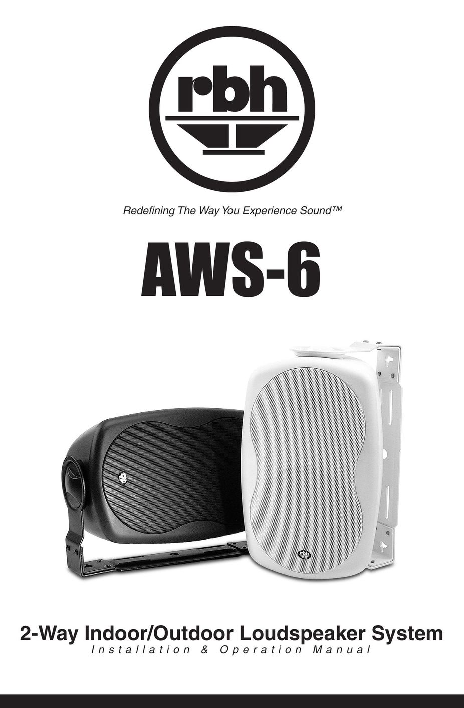RBH Sound AWS-6 Portable Speaker User Manual