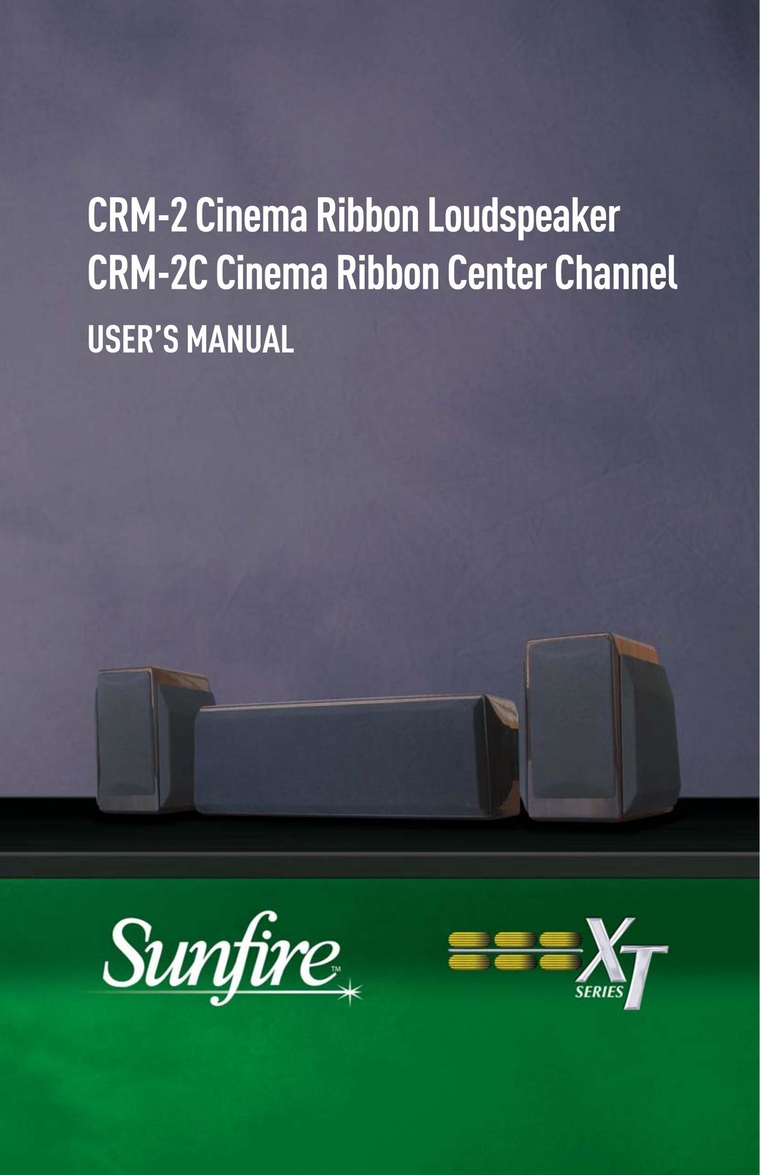 Sunfire CRM-2 Portable Speaker User Manual