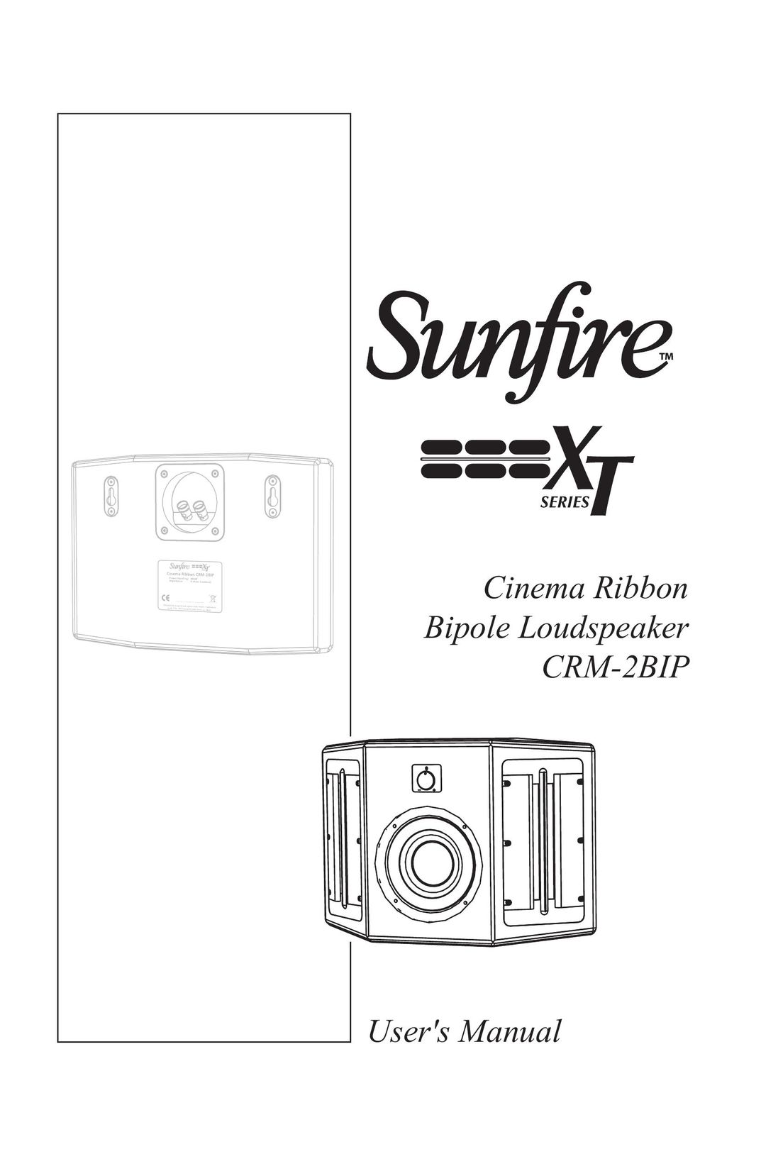 Sunfire CRM-2BIP Portable Speaker User Manual