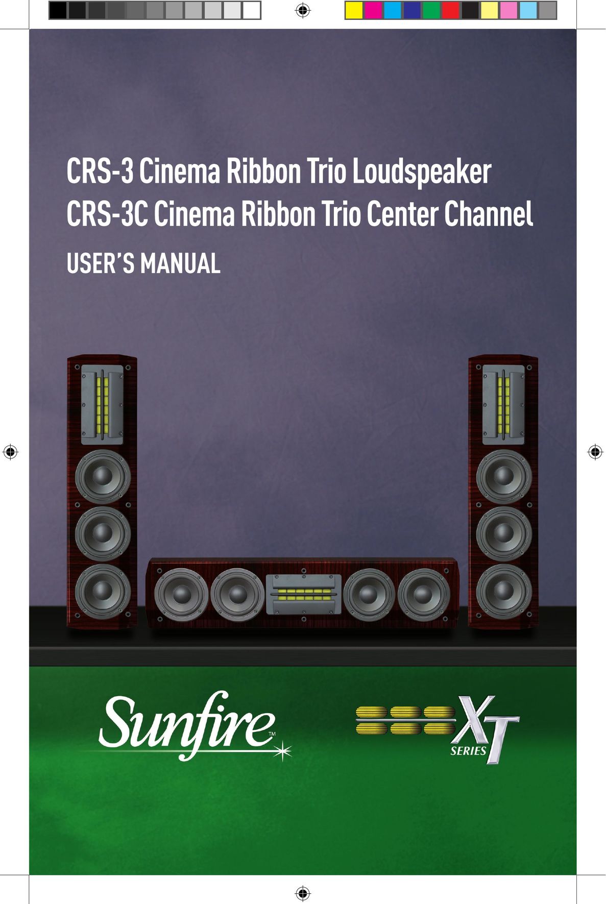 Sunfire CRS-3C Portable Speaker User Manual