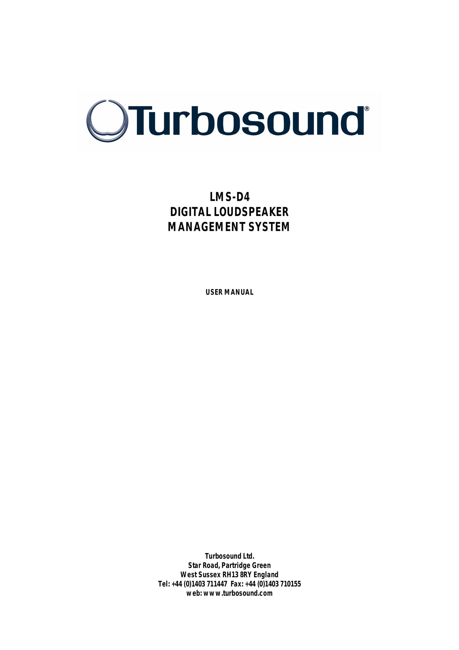 Turbosound LMS-D4 Portable Speaker User Manual