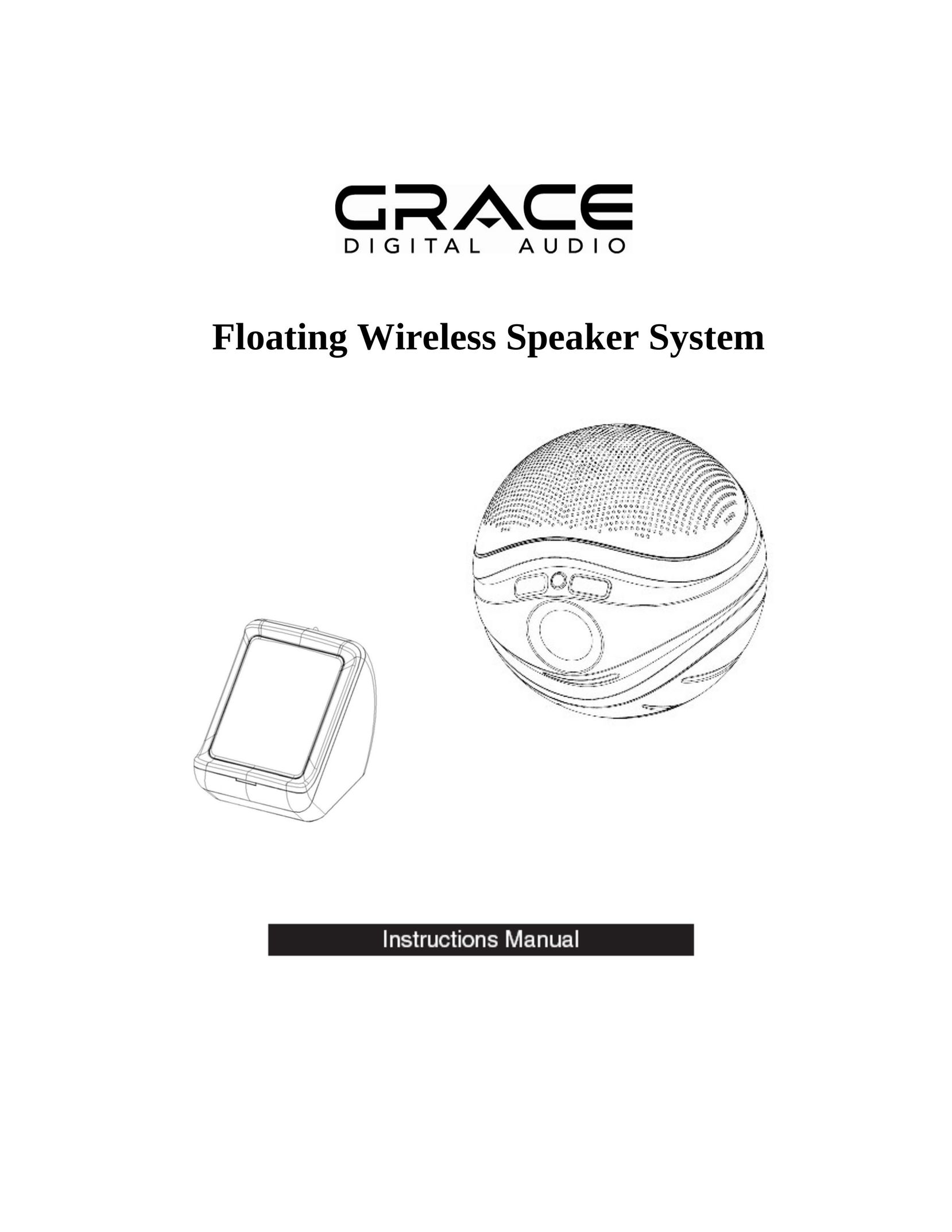 Grace AQSTR400W Portable Stereo System User Manual