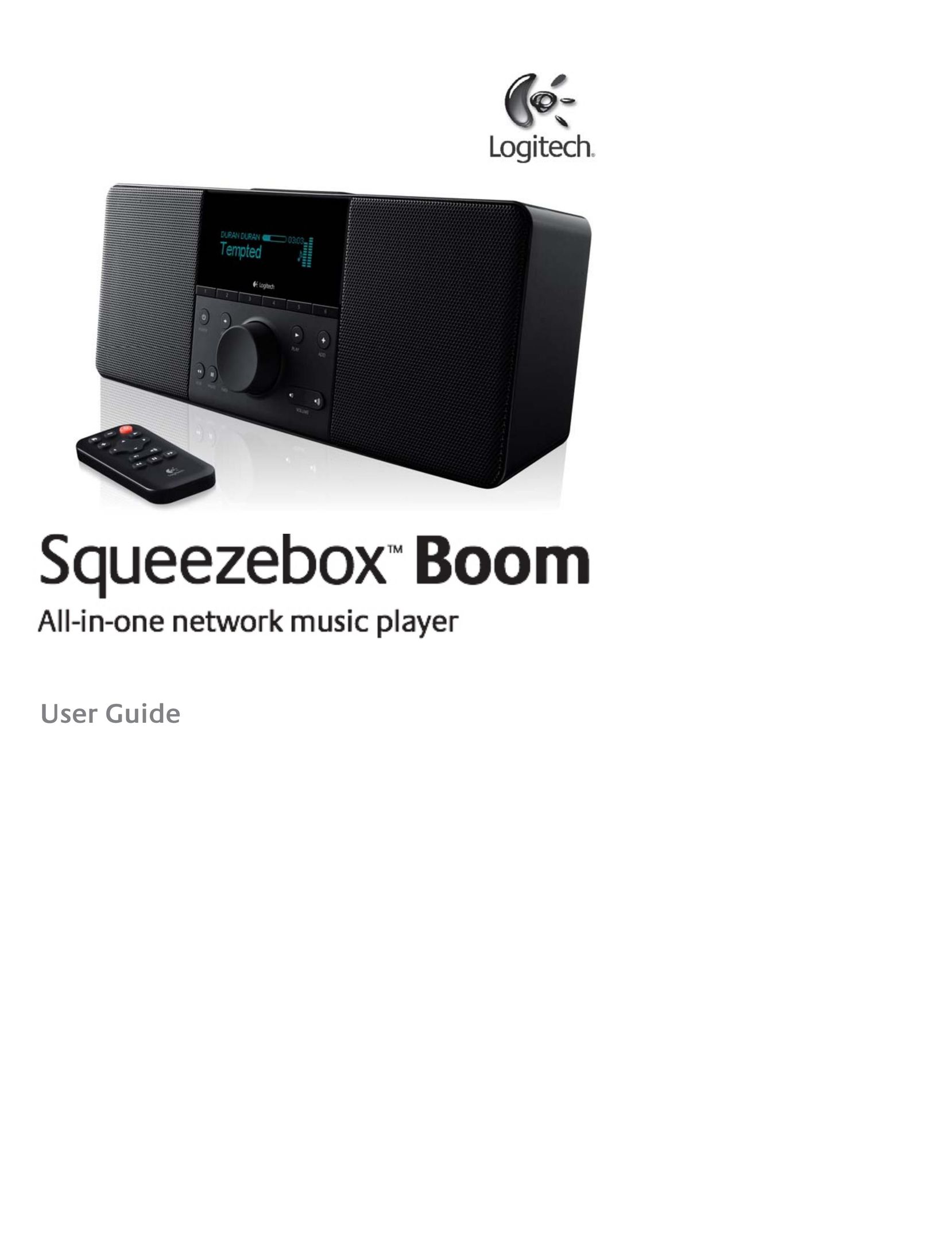 Logitech Squeezebox Boom Portable Stereo System User Manual