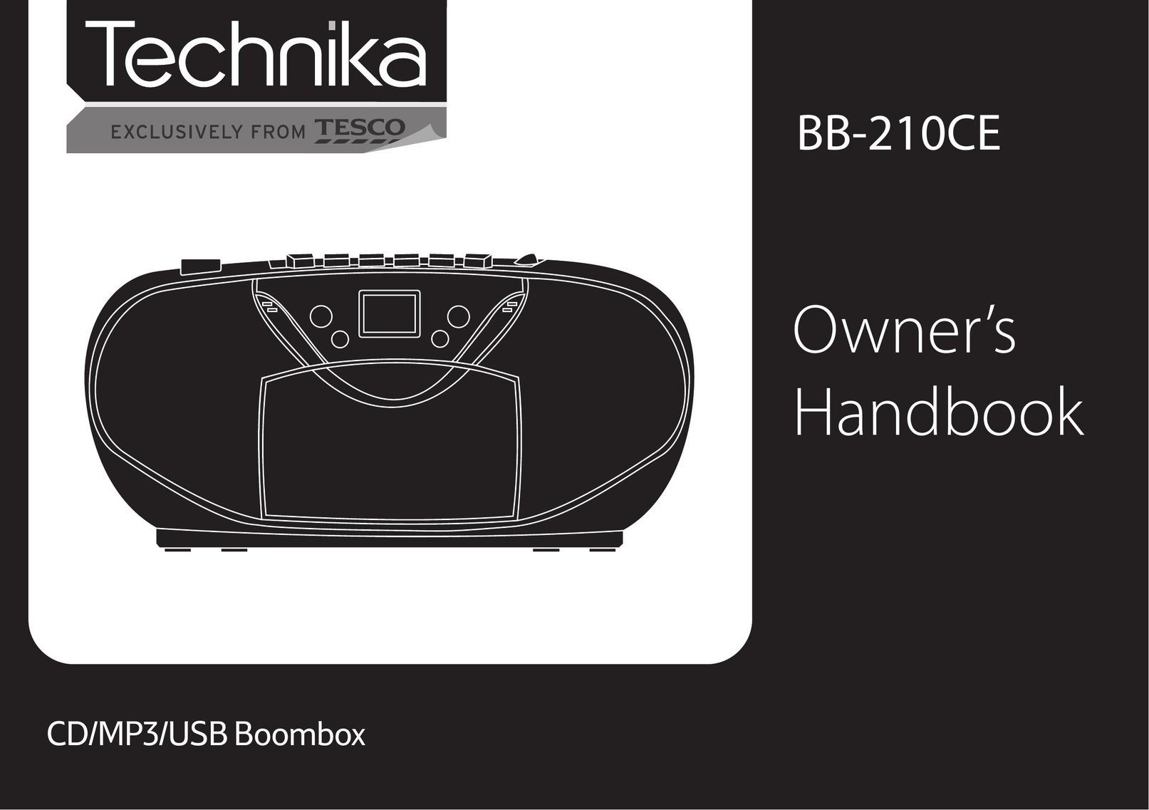 Technika BB-210CE Portable Stereo System User Manual