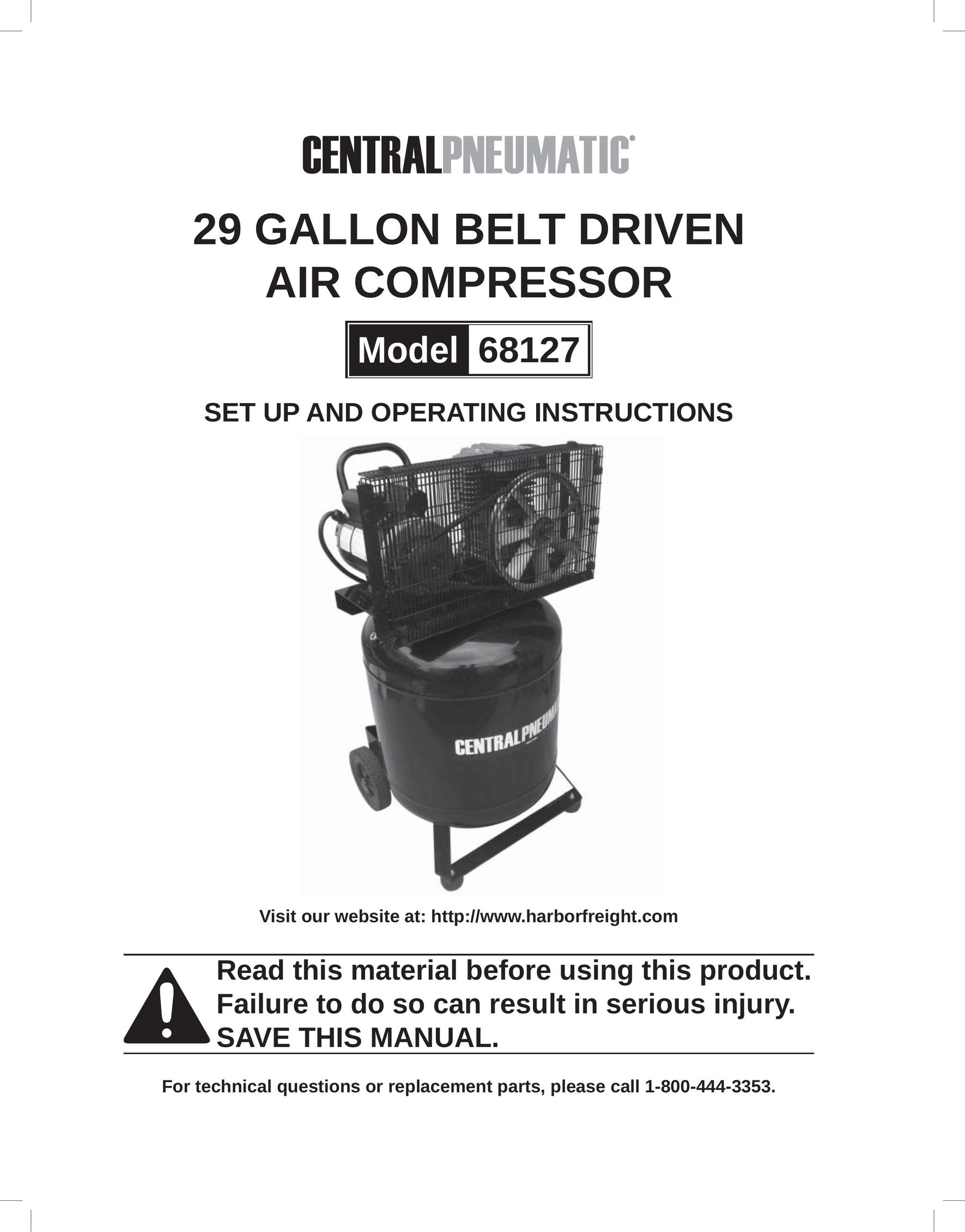 Astro Pneumatic 68127 Air Compressor User Manual