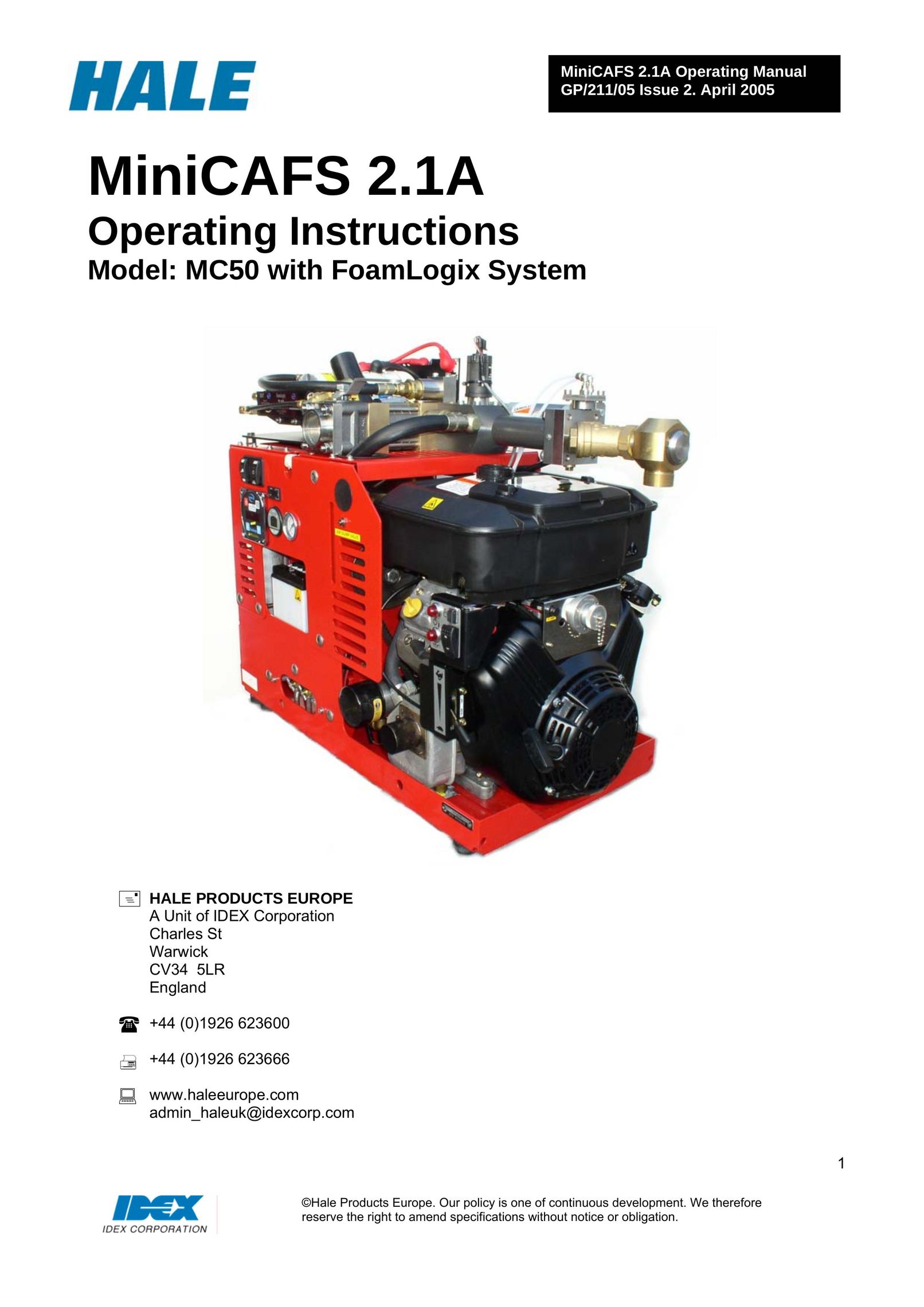 Briggs & Stratton MC50 Air Compressor User Manual
