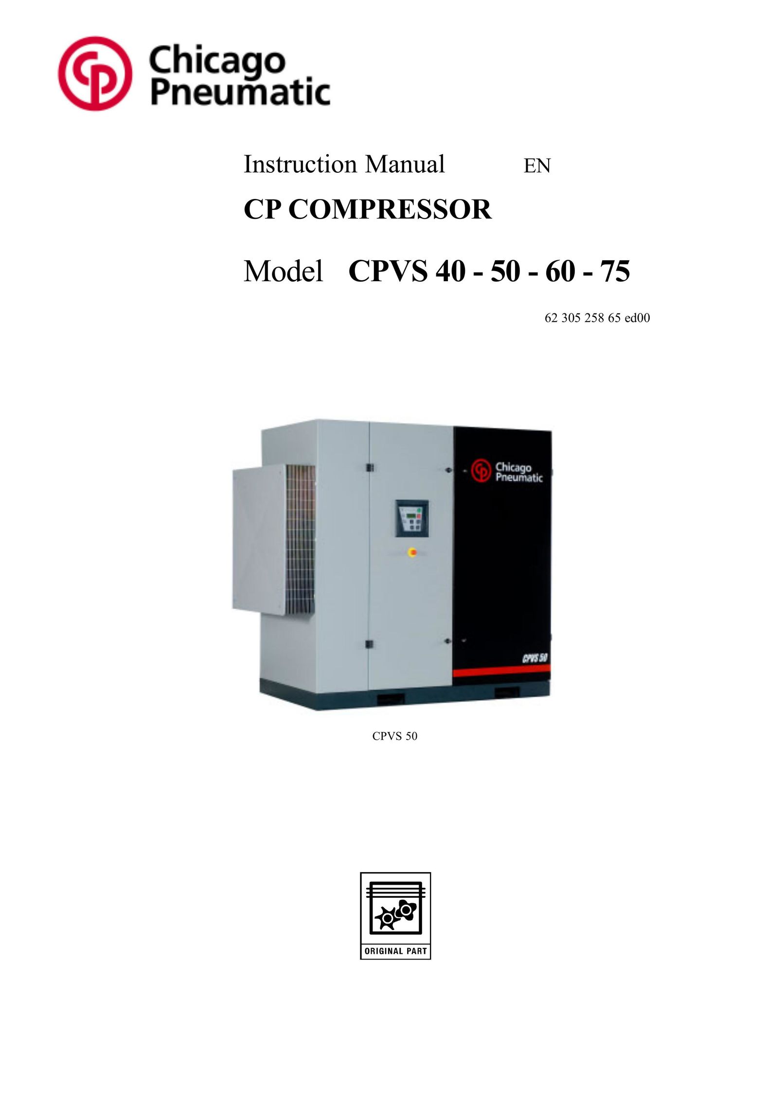 Chicago Pneumatic CPVS 40 Air Compressor User Manual
