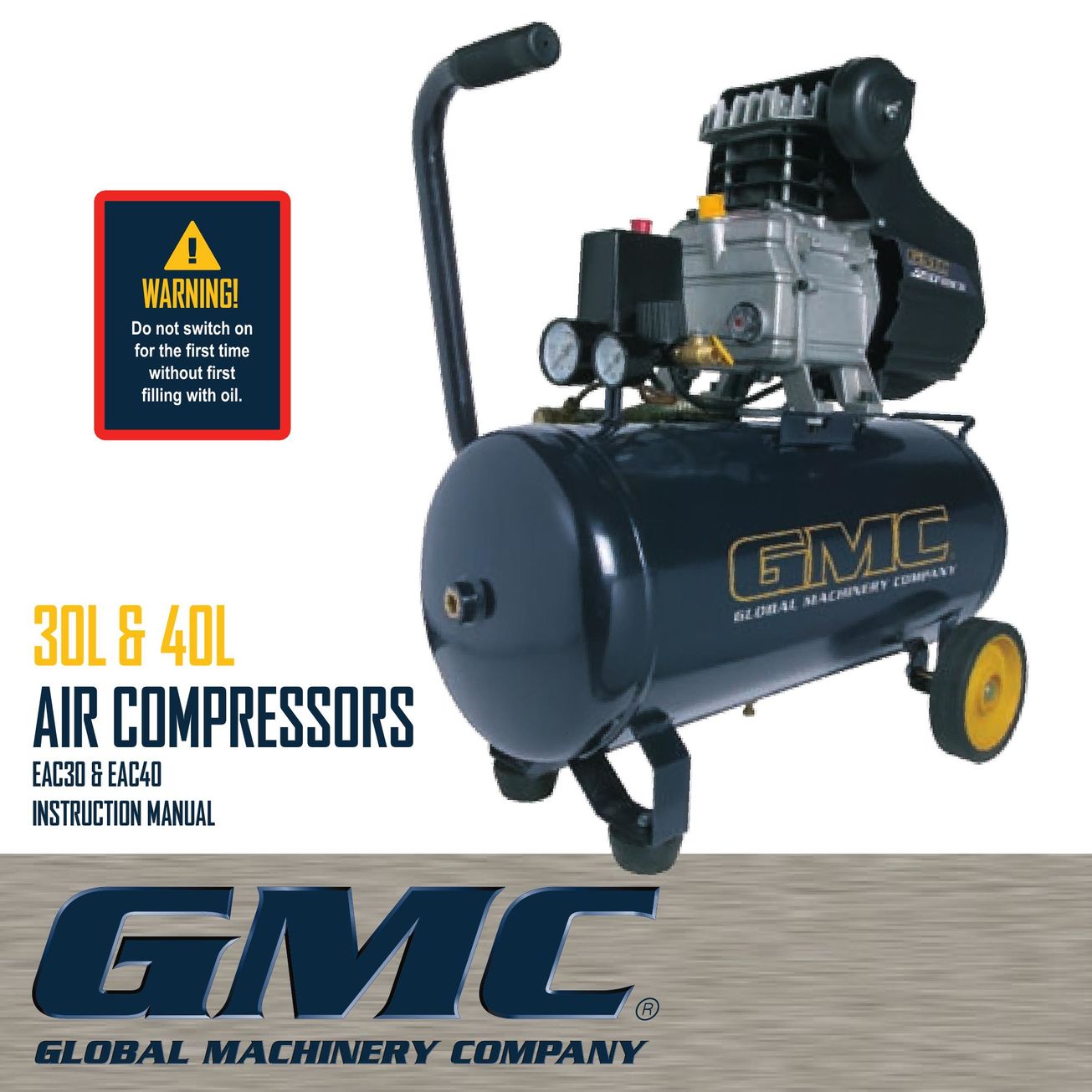 Global Machinery Company EAC30 Air Compressor User Manual