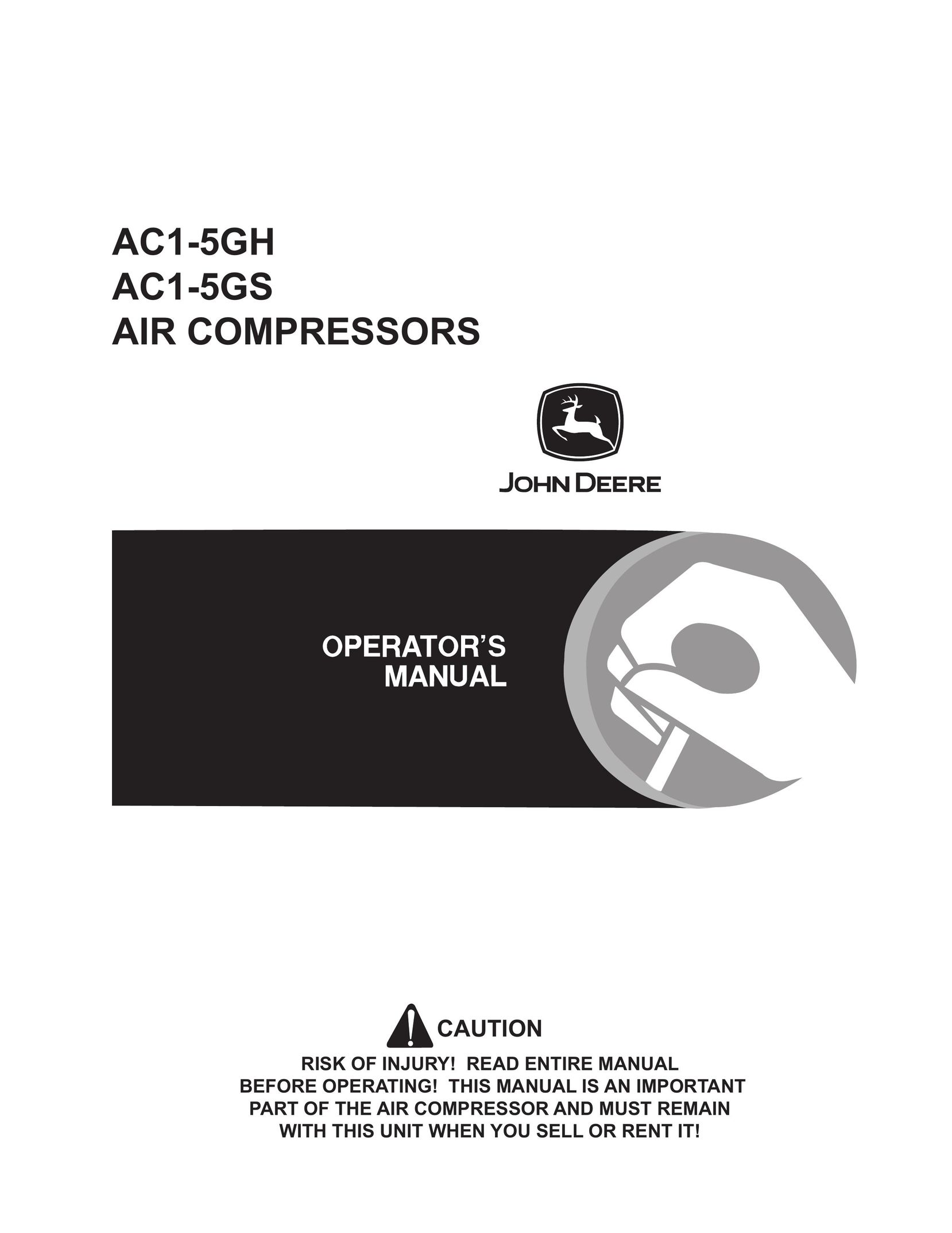 John Deere AC1-5GS Air Compressor User Manual