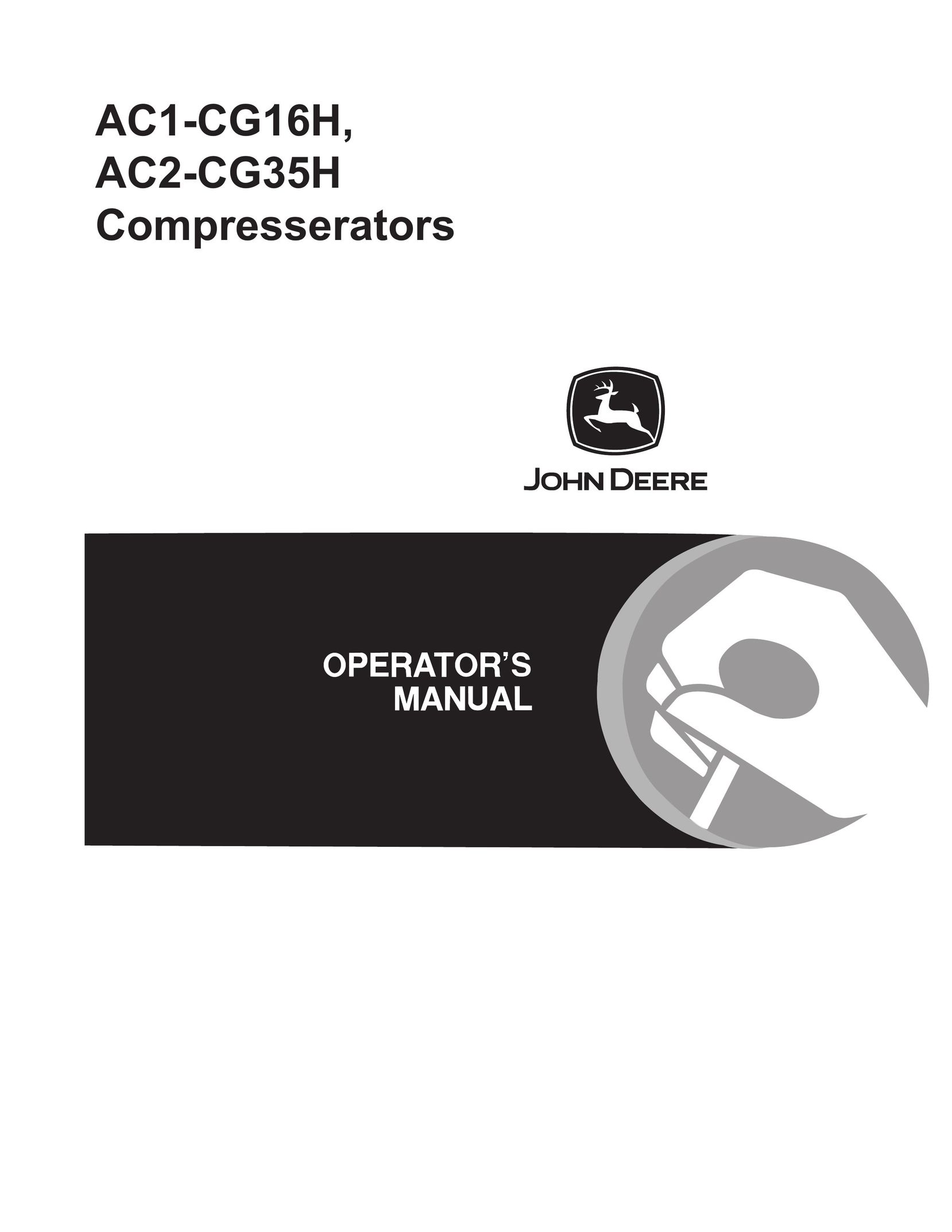 John Deere AC2-CG35H Air Compressor User Manual