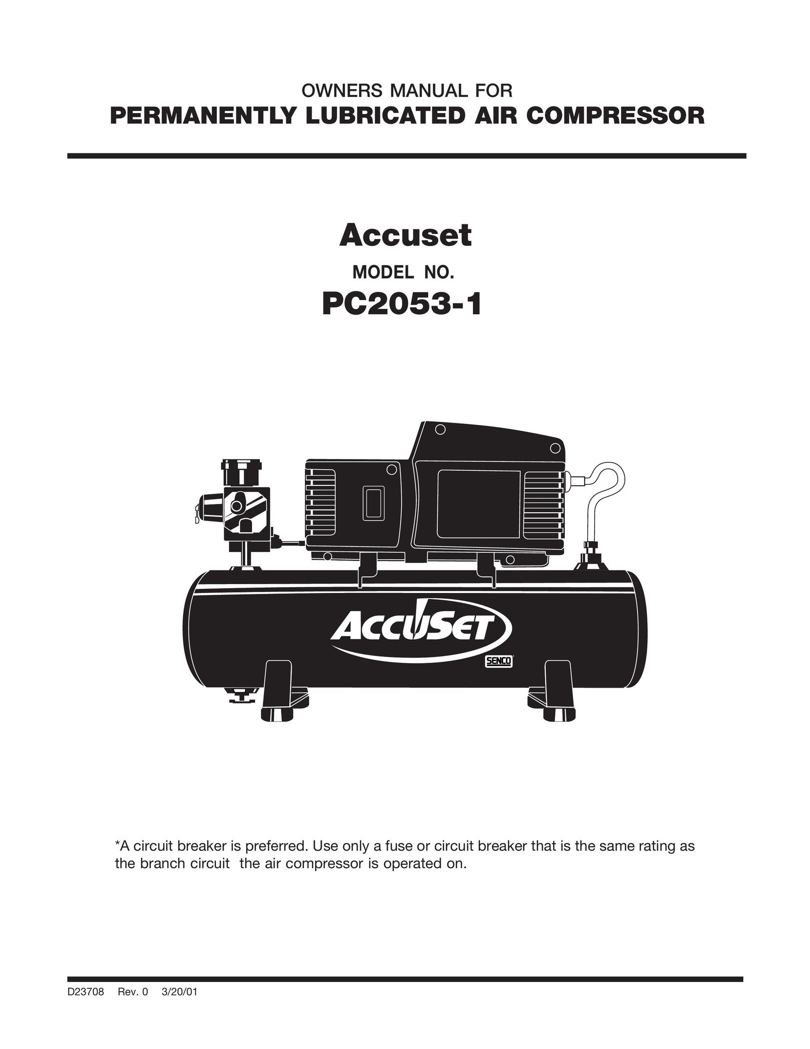Senco PC2053-1 Air Compressor User Manual