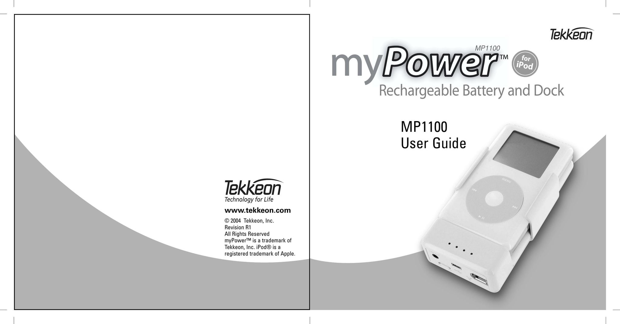 Apple MP1100 Battery Charger User Manual