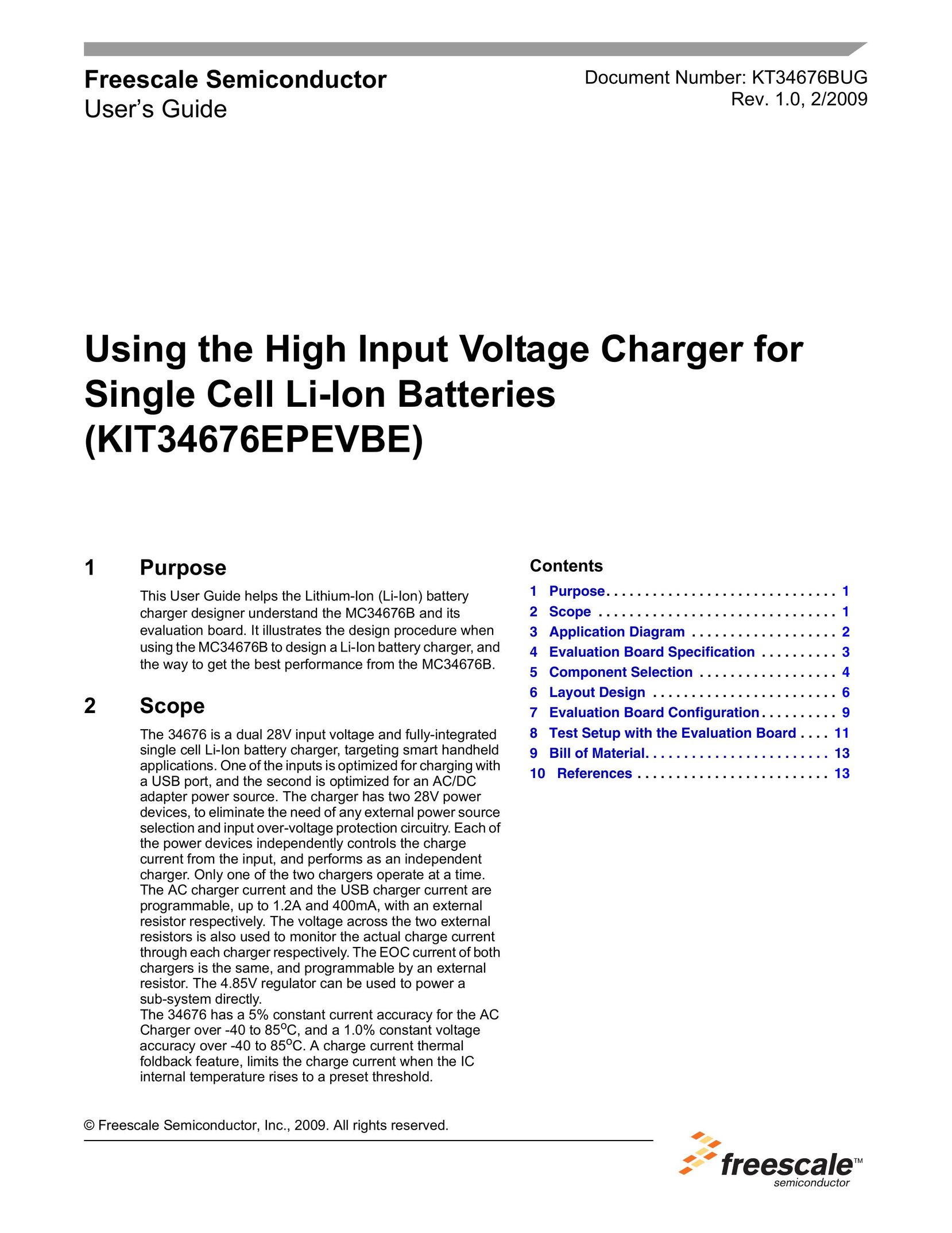Garmin MC34676B Battery Charger User Manual