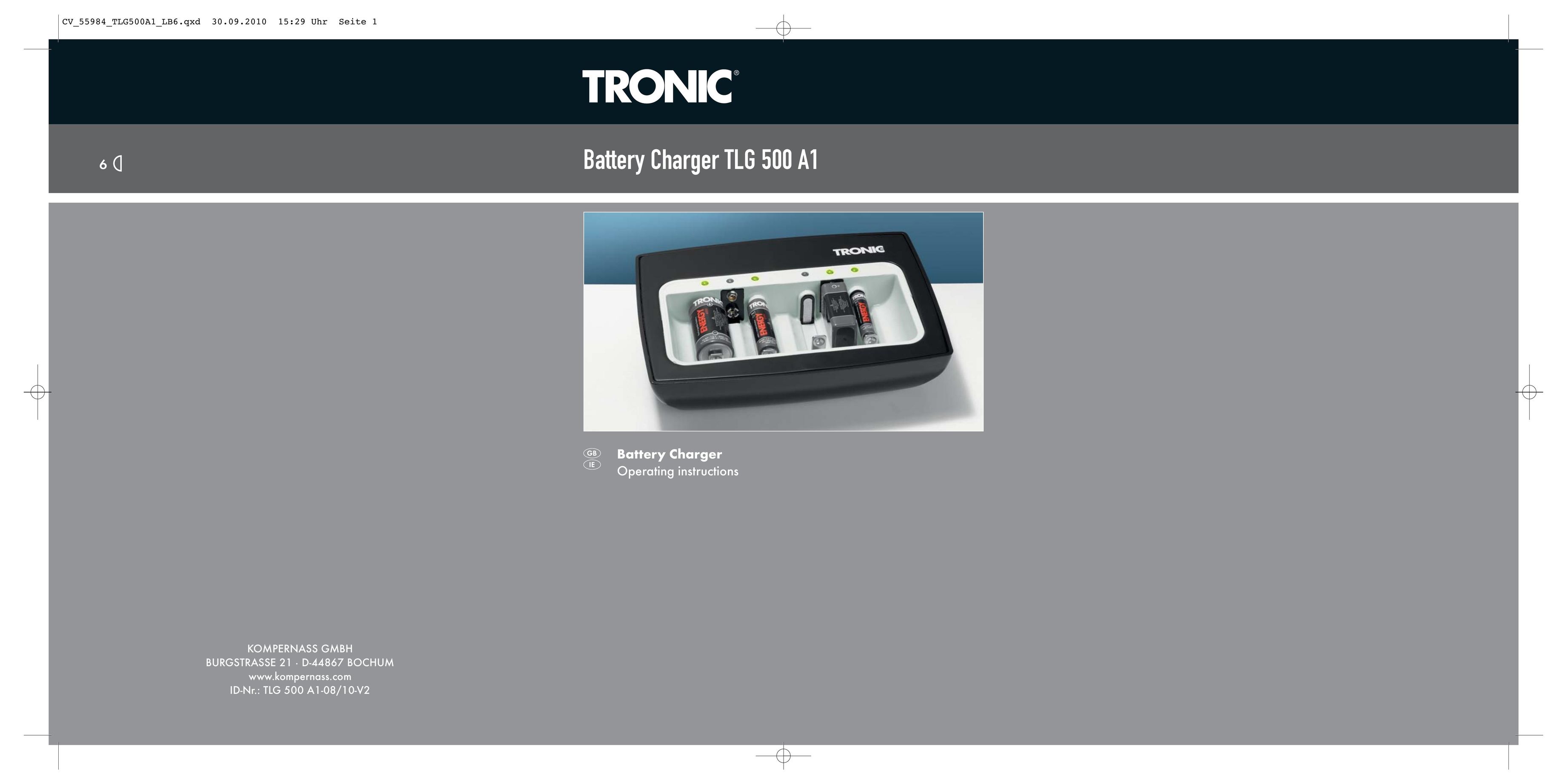 Kompernass TLG 500 A1 Battery Charger User Manual