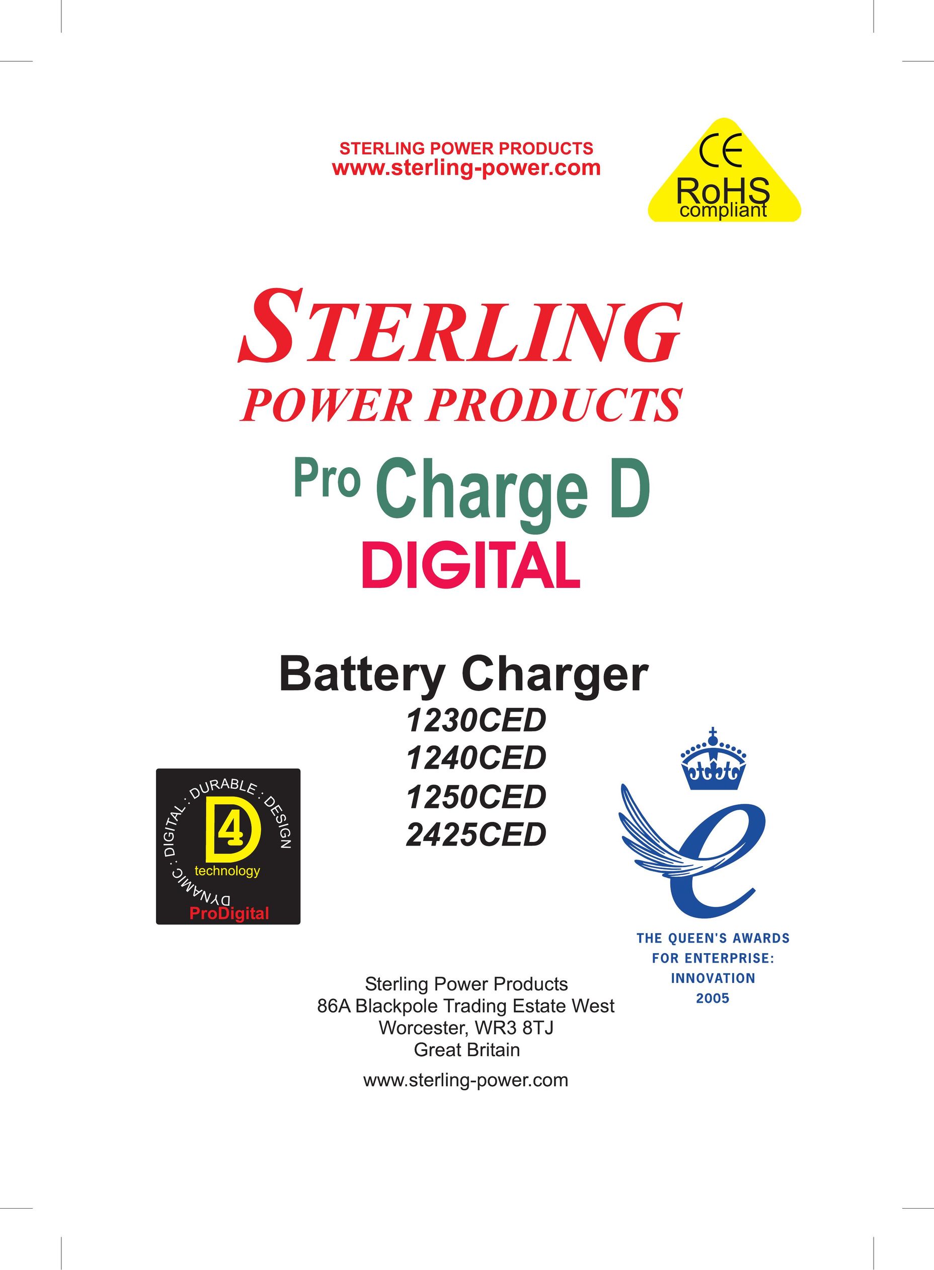 Sterling Power Products 1250CED Battery Charger User Manual