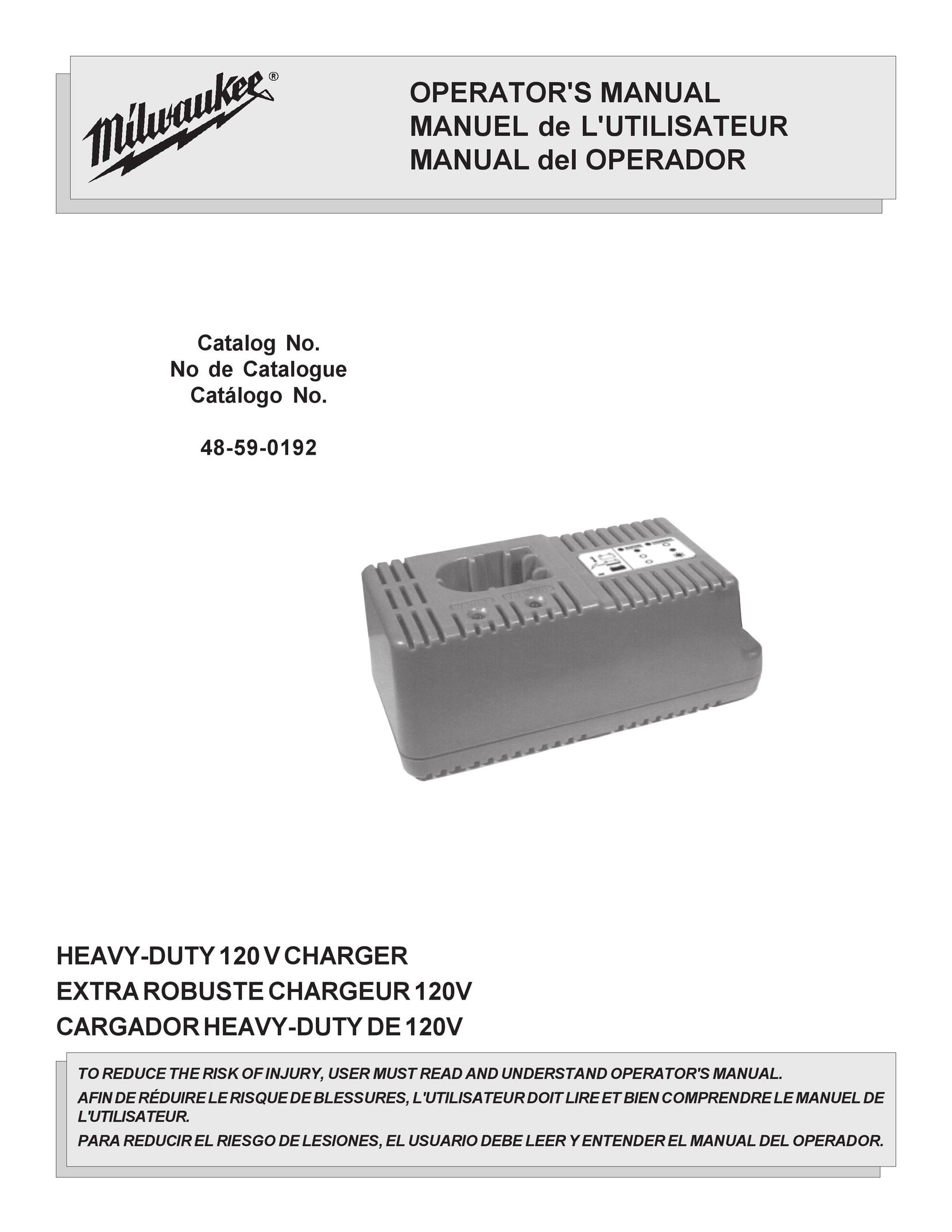 StreamLight 48-59-0192 Battery Charger User Manual
