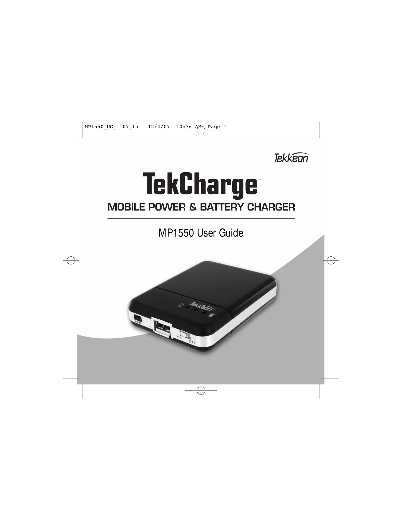 Tekkeon MP1550 Battery Charger User Manual