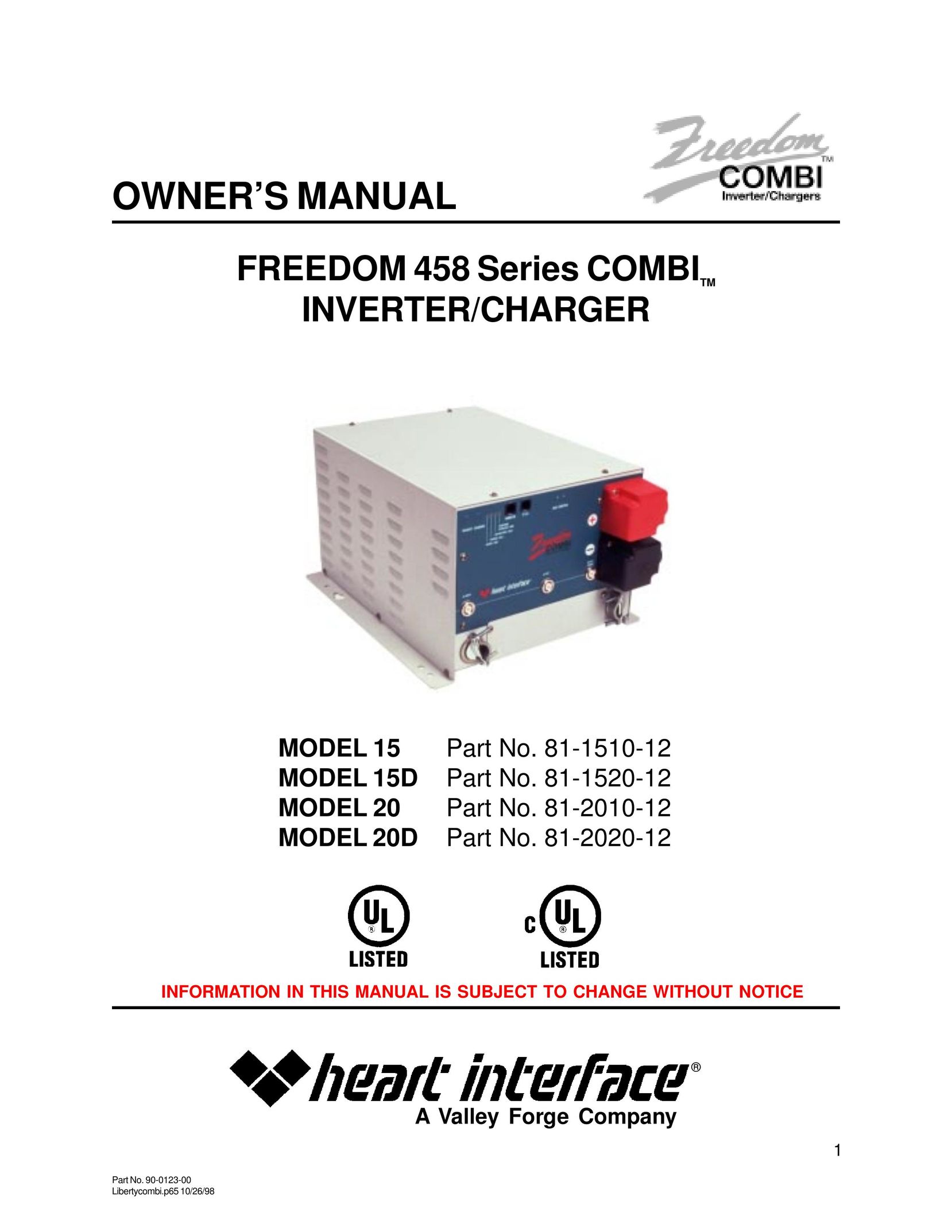 Thomas & Betts 15D Battery Charger User Manual