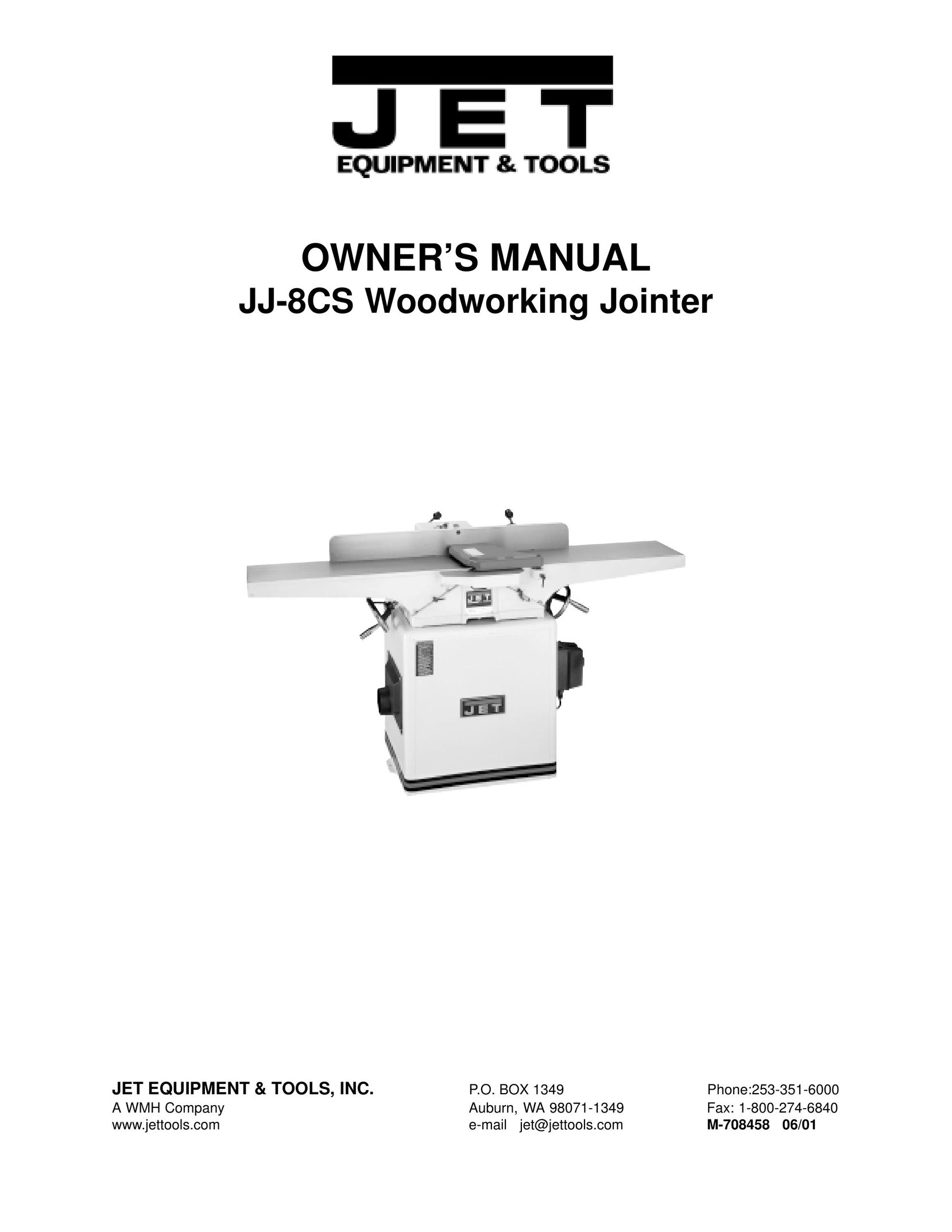 Jet Tools JJ-8CS Biscuit Joiner User Manual