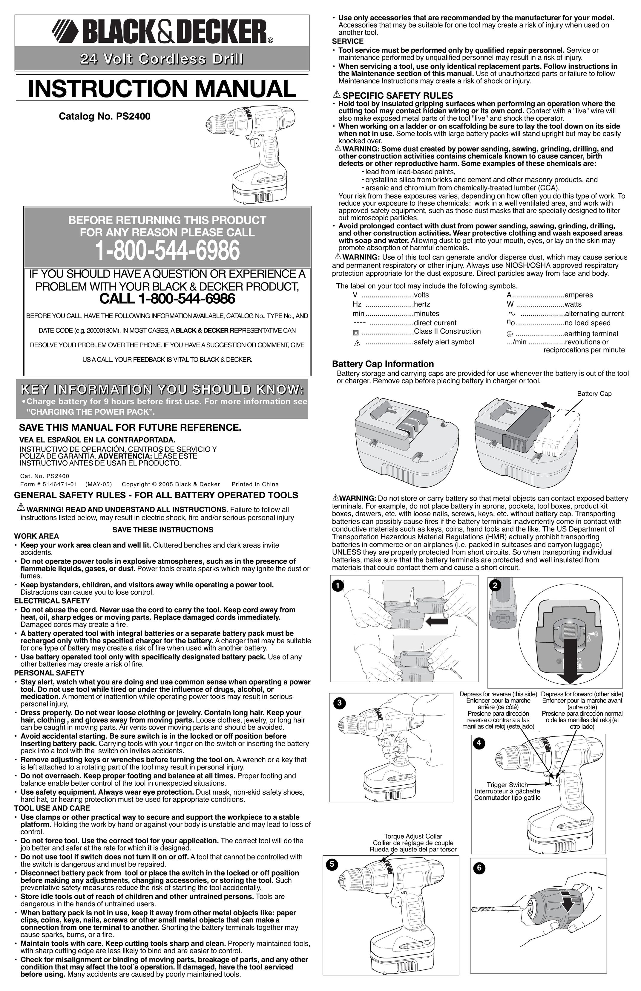 Black & Decker 5146471-01 Cordless Drill User Manual