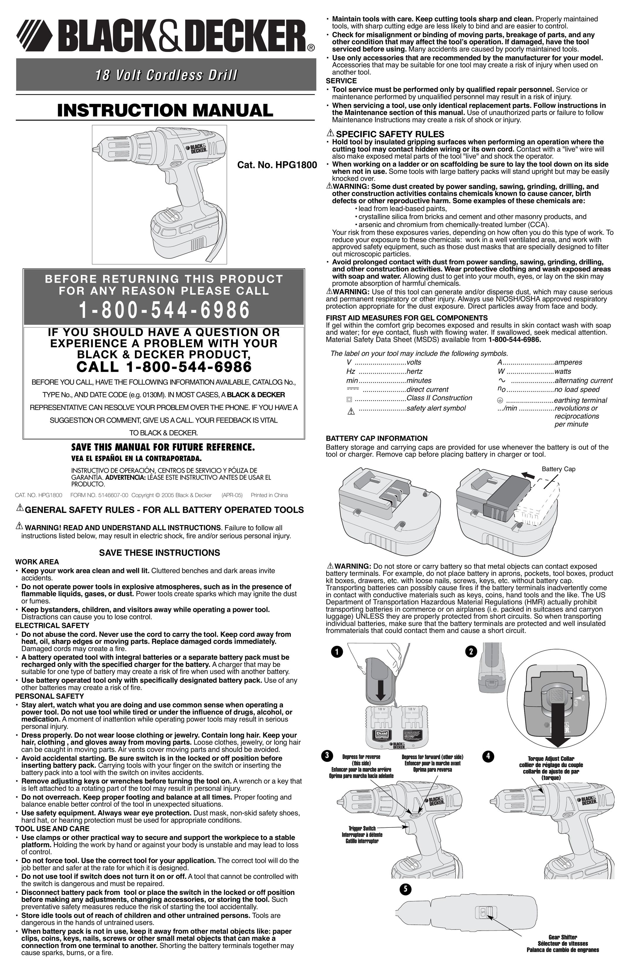 Black & Decker 5146607-00 Cordless Drill User Manual