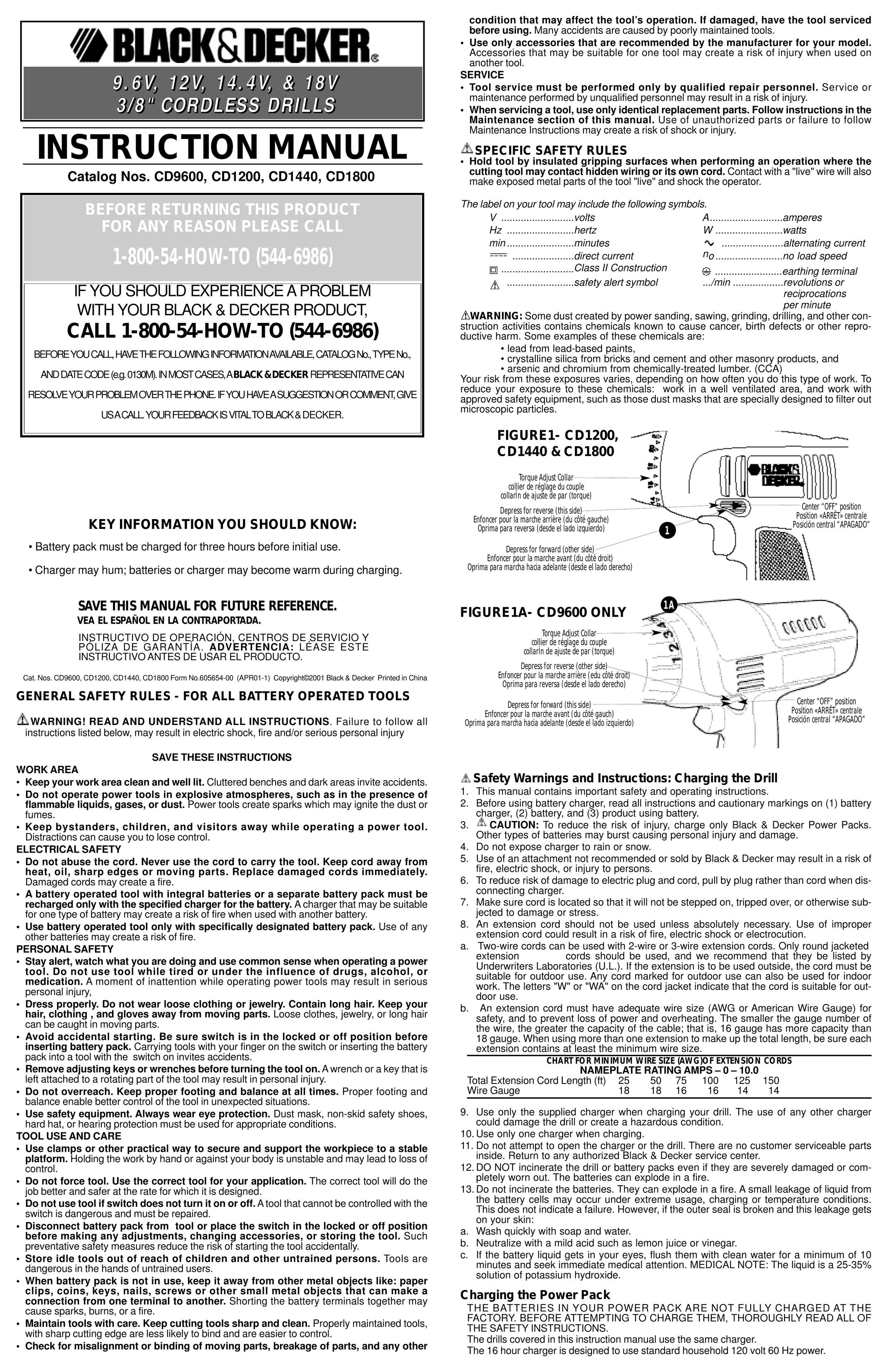 Black & Decker 605654-00 Cordless Drill User Manual