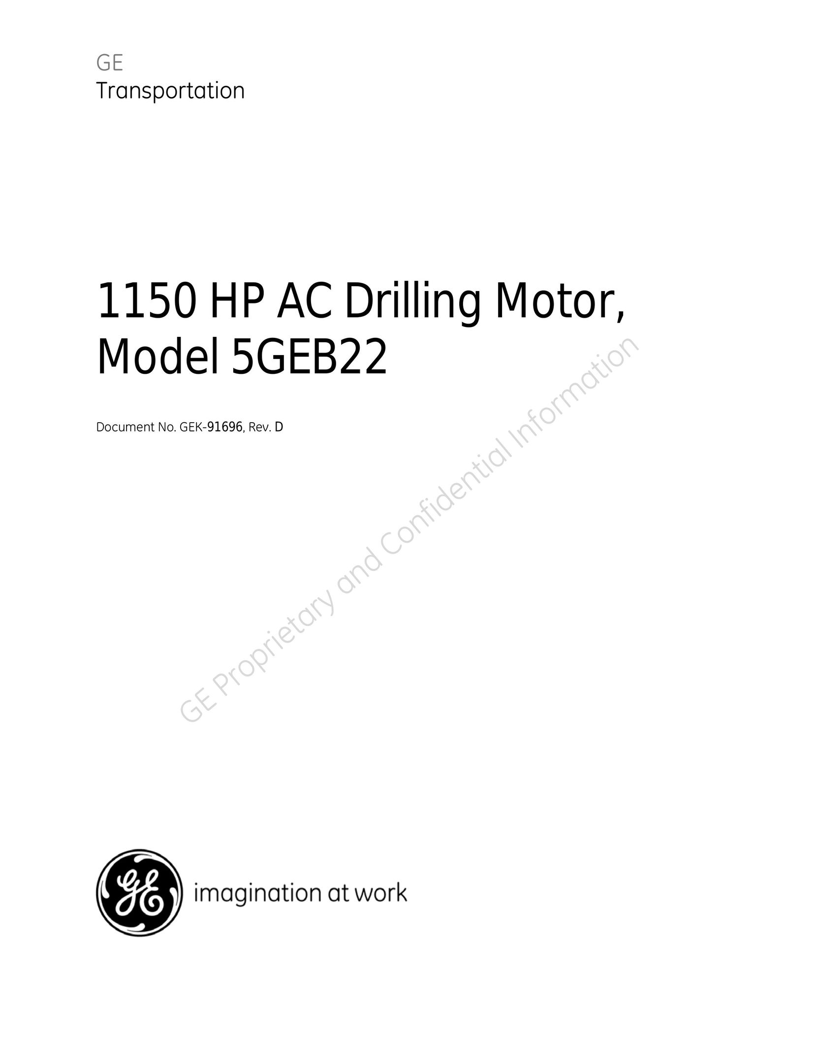 GE 5GEB22 Cordless Drill User Manual