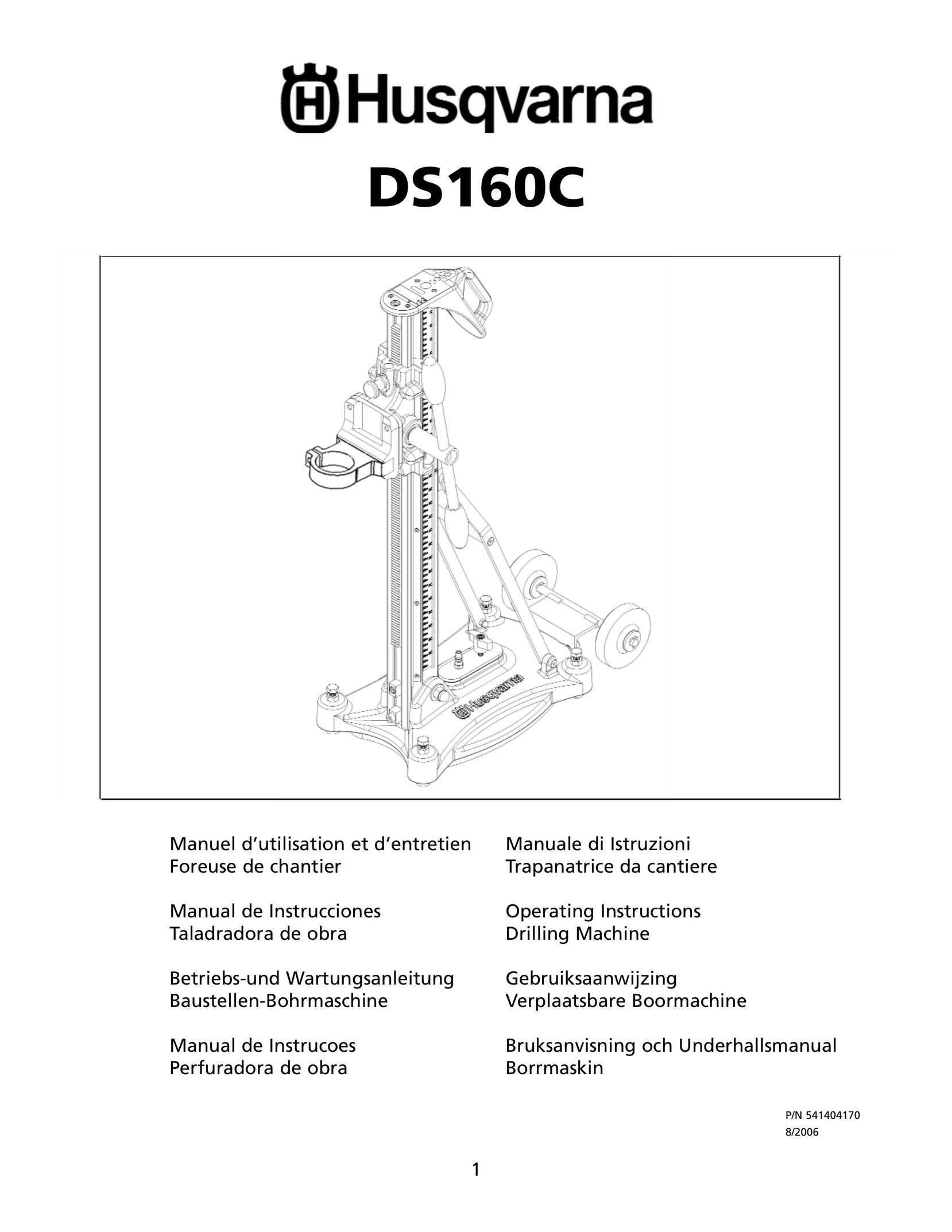 Husqvarna DS160C Cordless Drill User Manual