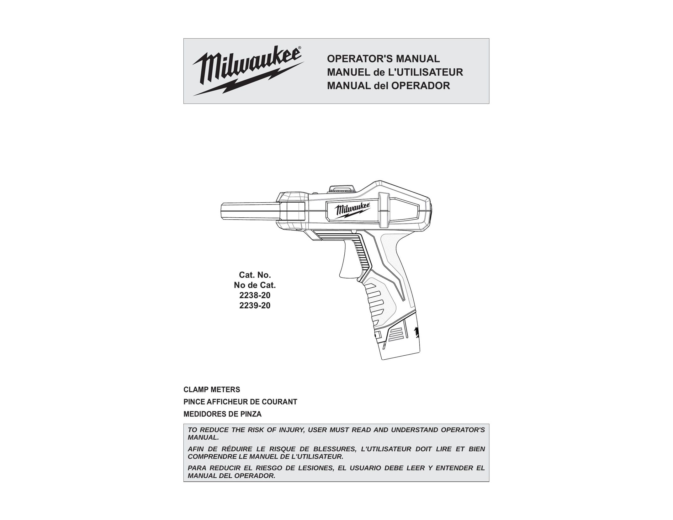 Milwaukee 2239-20 Cordless Drill User Manual