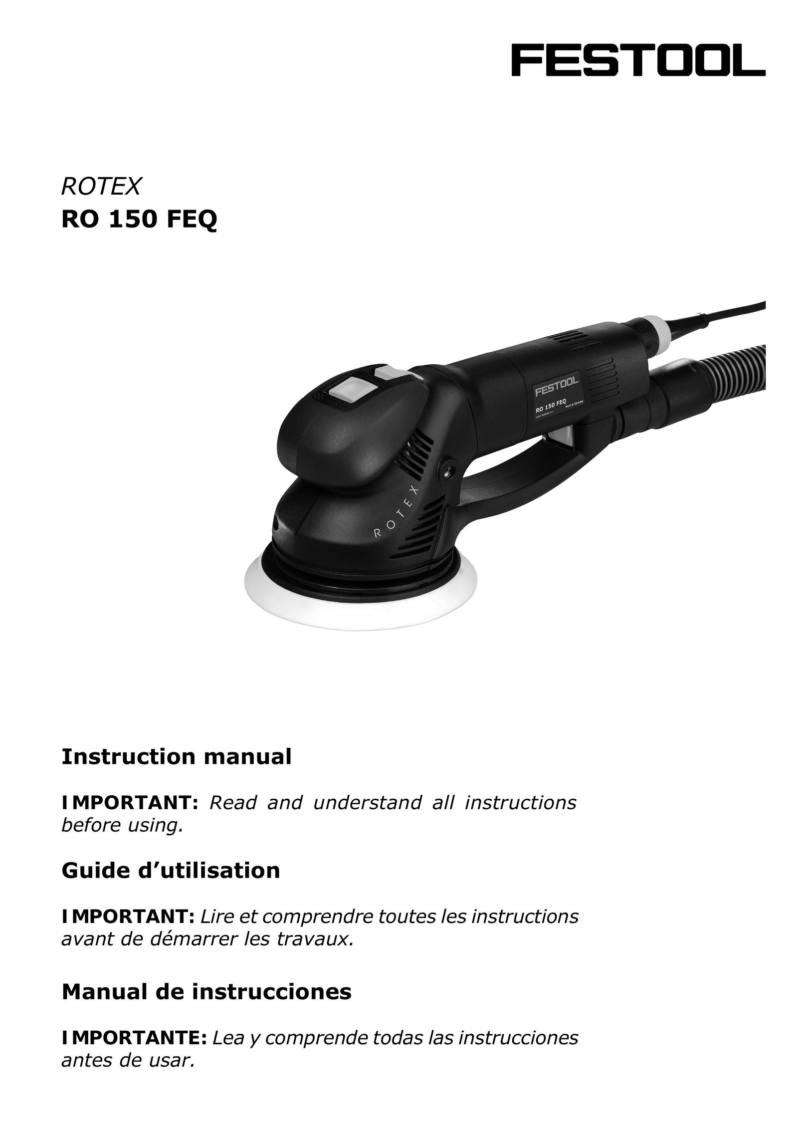 Festool RO 150 FEQ Cordless Sander User Manual