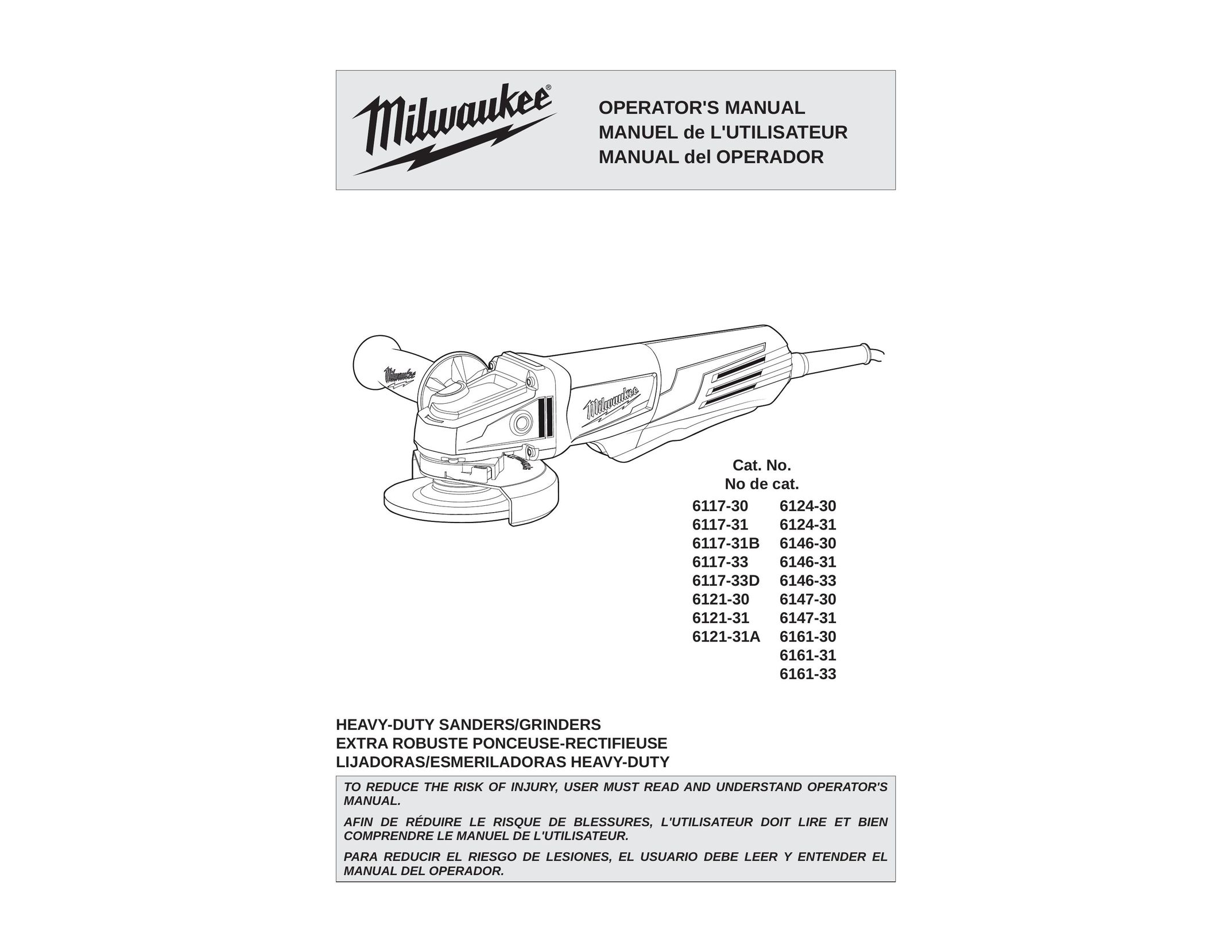 Milwaukee 6121-31A Cordless Sander User Manual