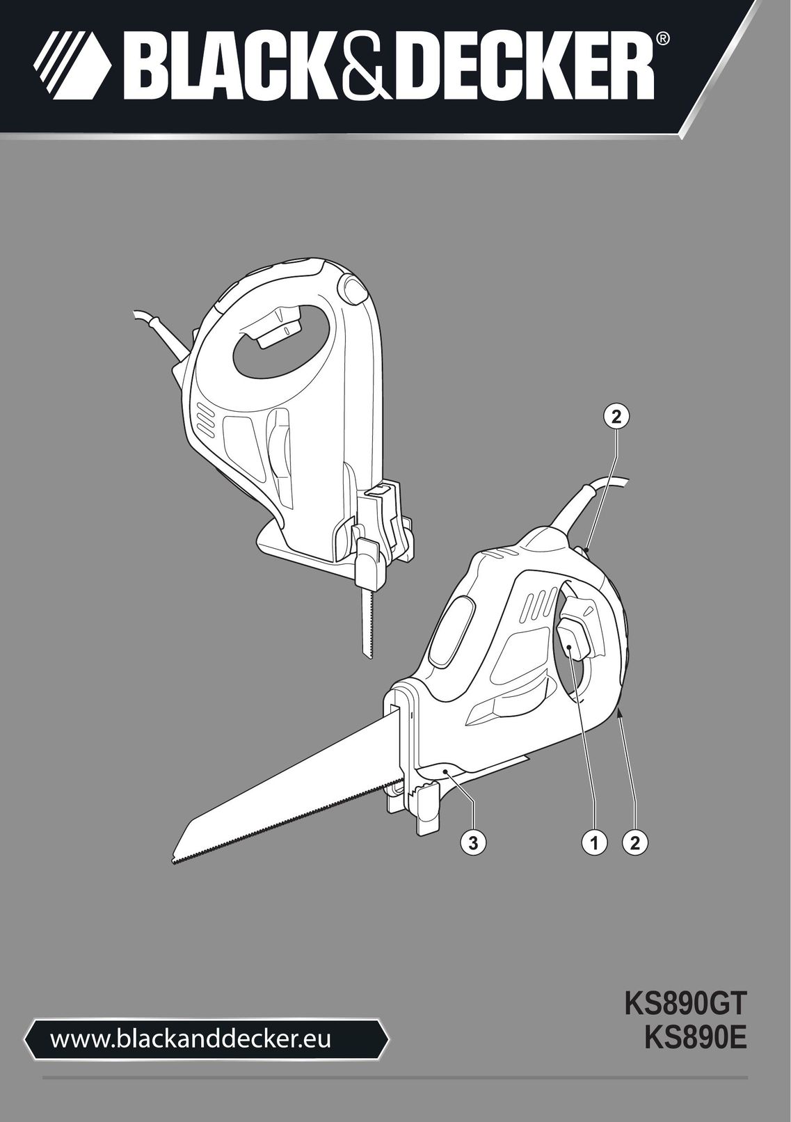Black & Decker KS890GT Cordless Saw User Manual