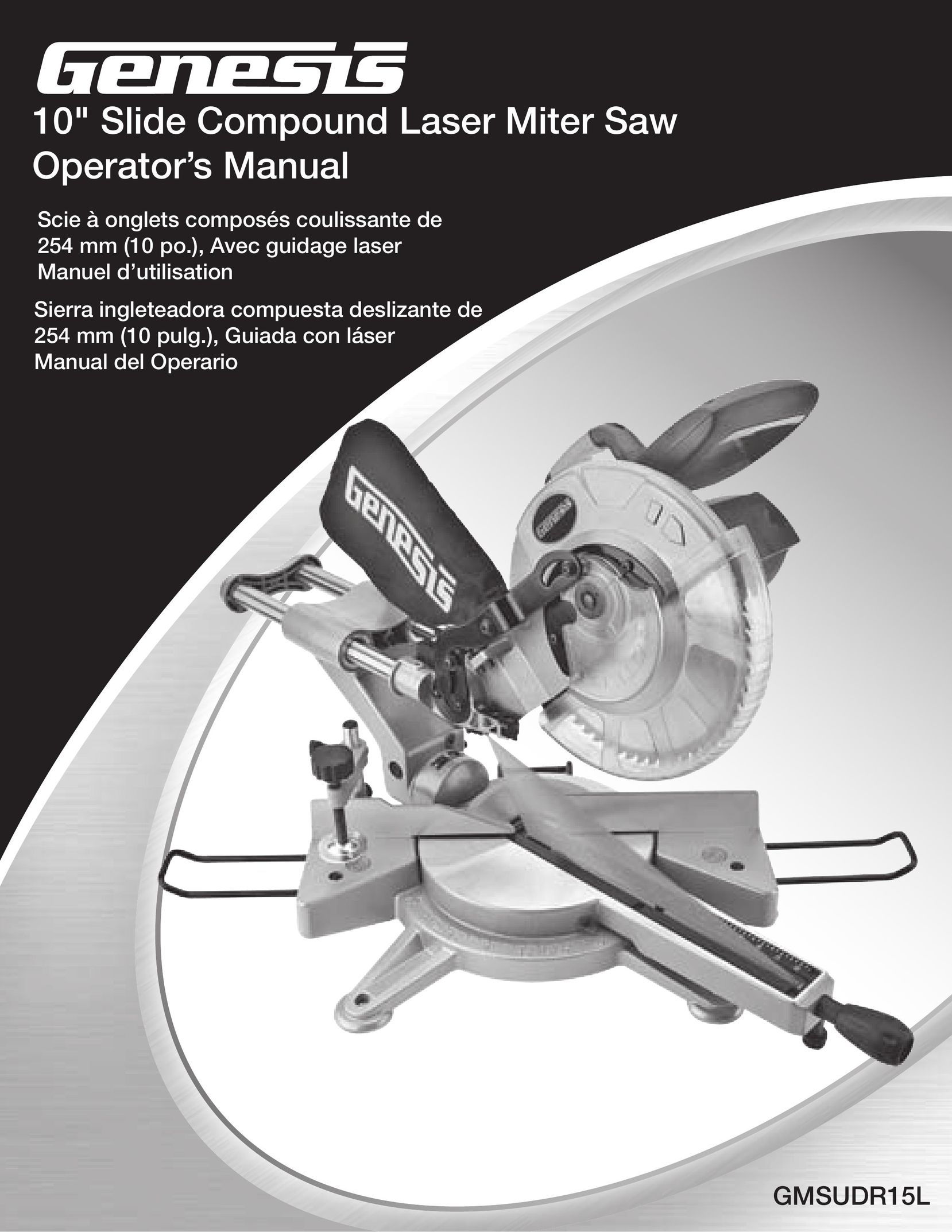 Genesis Advanced Technologies GMSUDR15L Cordless Saw User Manual