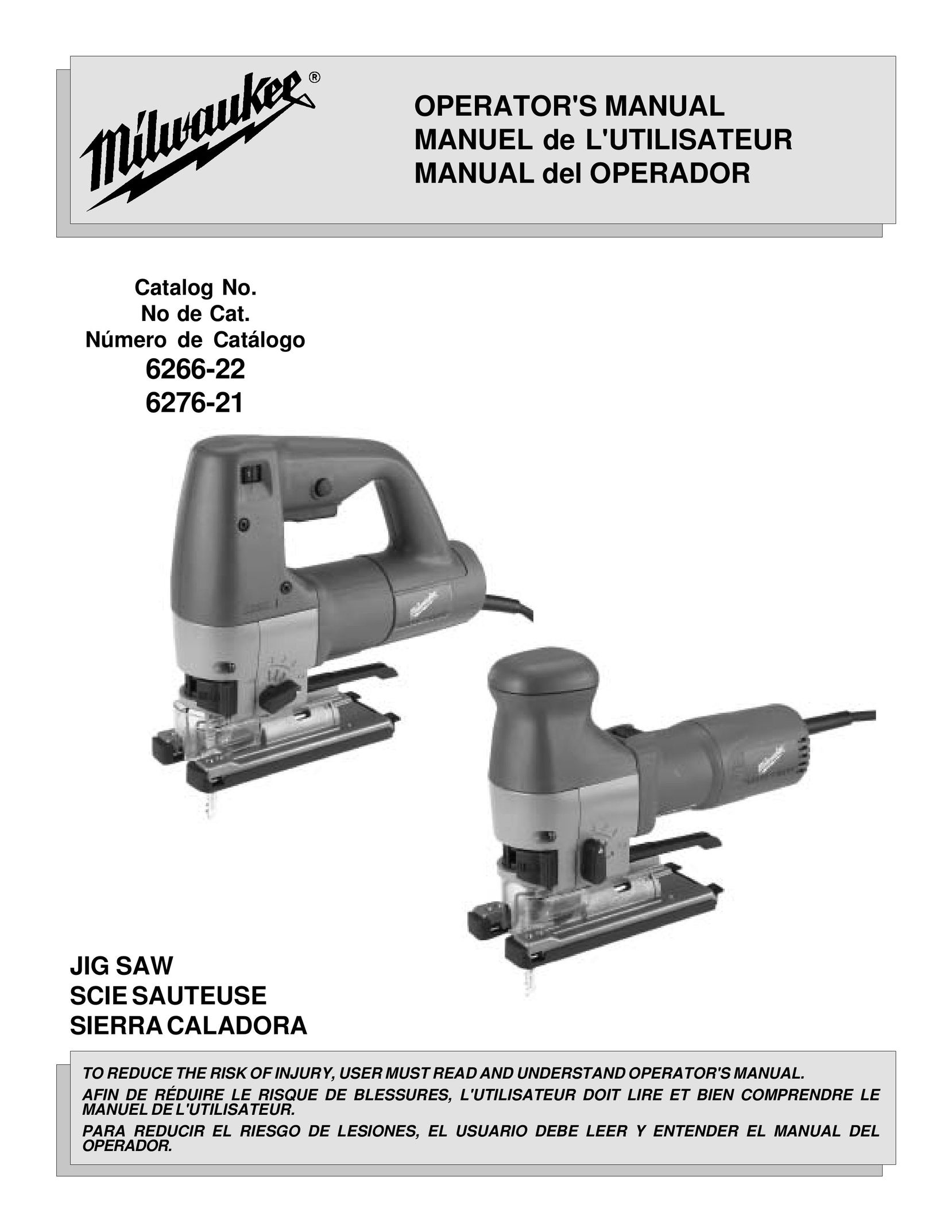 Milwaukee 6266-22 Cordless Saw User Manual