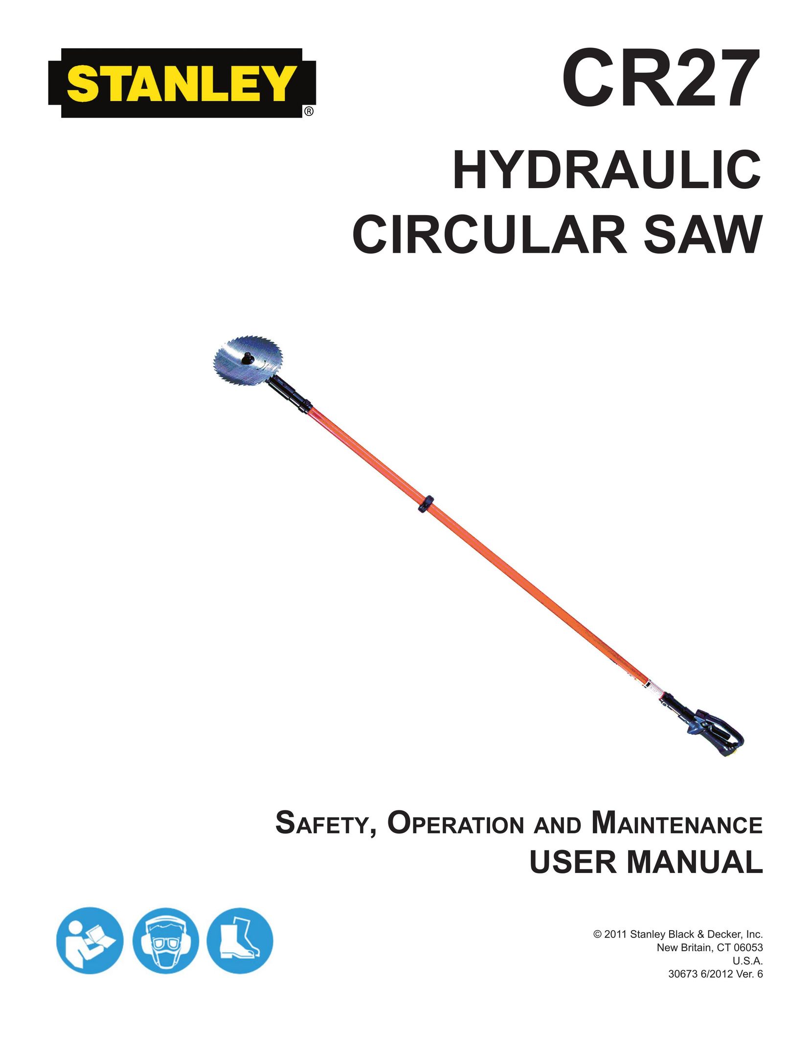 Stanley Black & Decker CR27 Cordless Saw User Manual