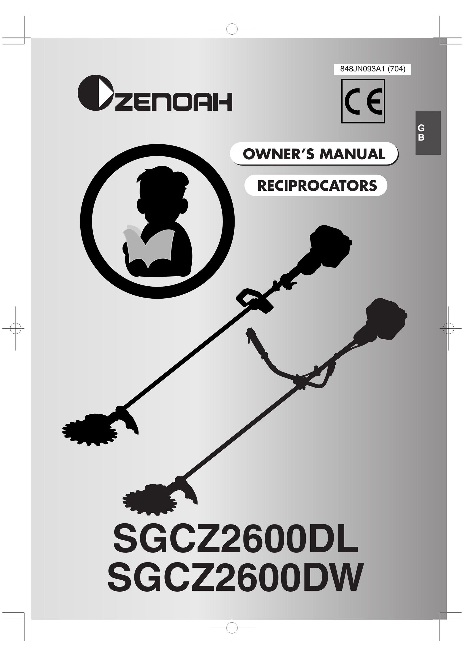 Zenoah SGCZ2600 Cordless Saw User Manual