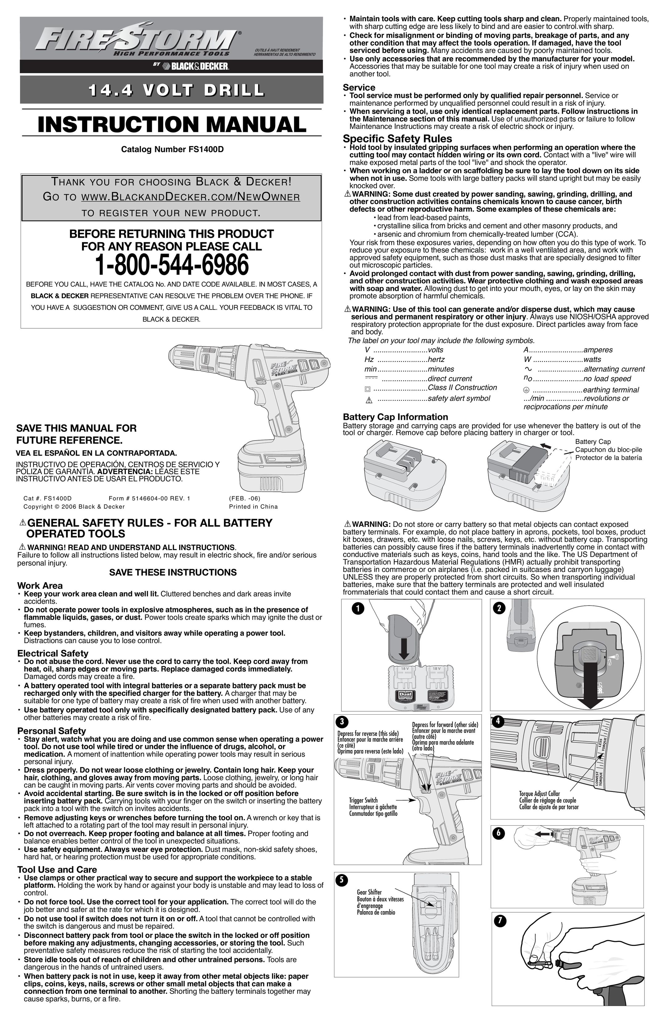 Black & Decker 5146604-00 Drill User Manual