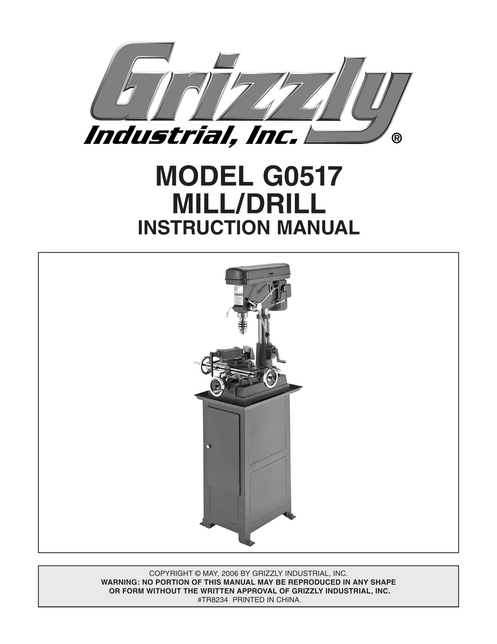 Grizzly G0517g Drill User Manual