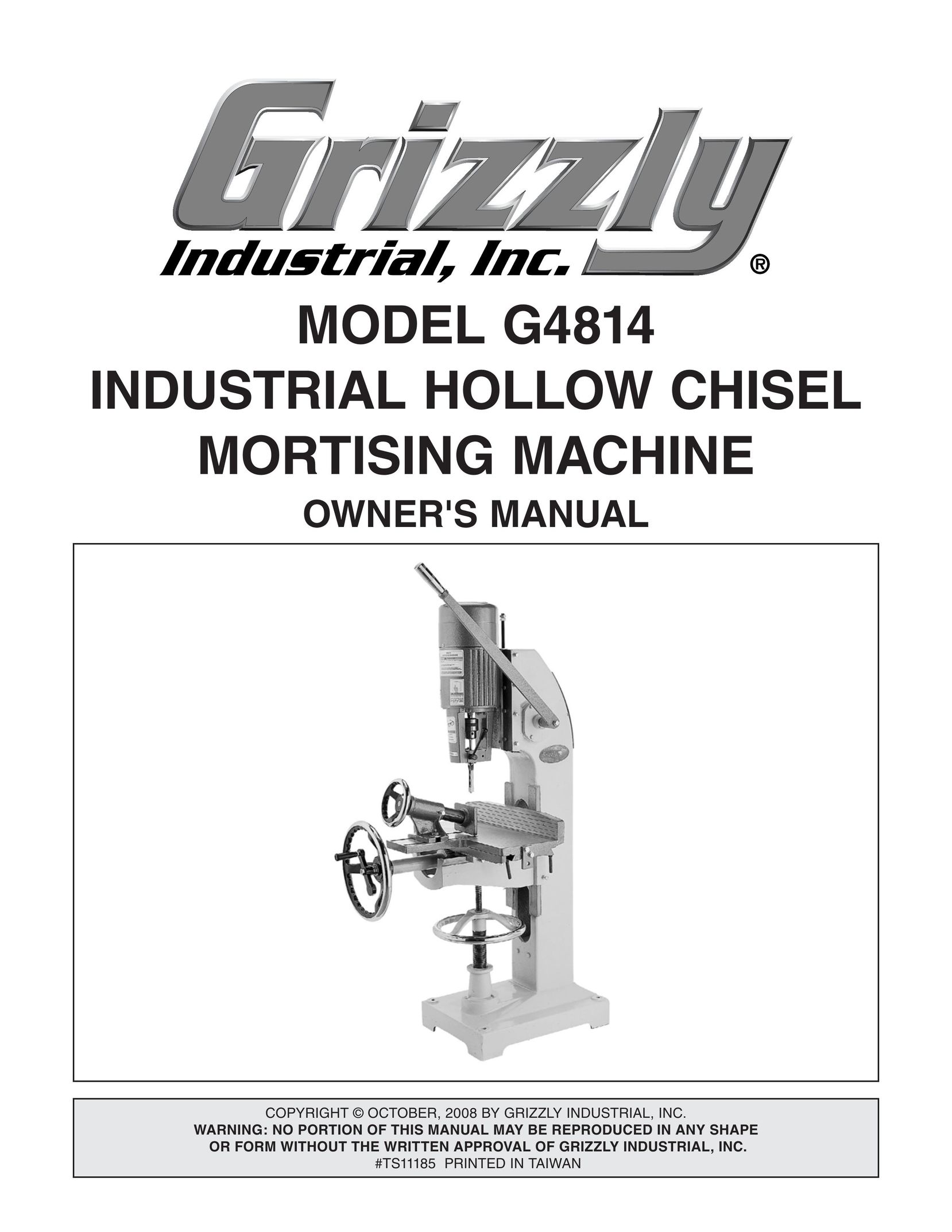 Grizzly G4814 Drill User Manual
