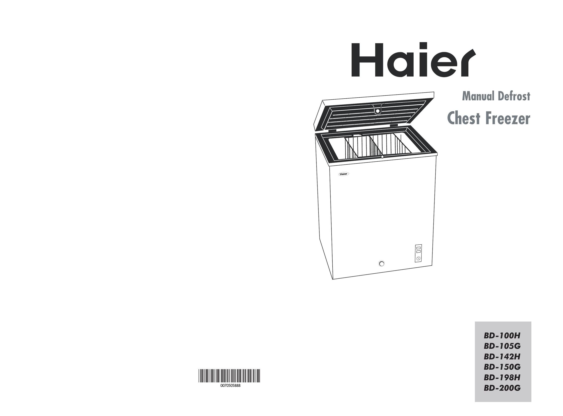 Haier BD-198H Drill User Manual