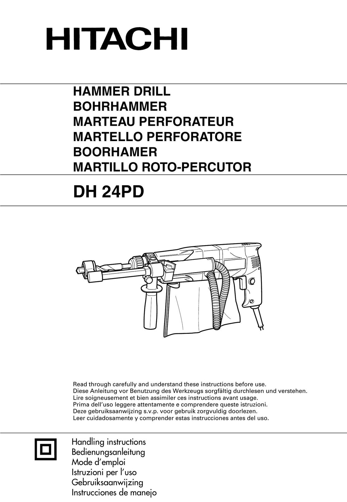 Hitachi 24PD Drill User Manual