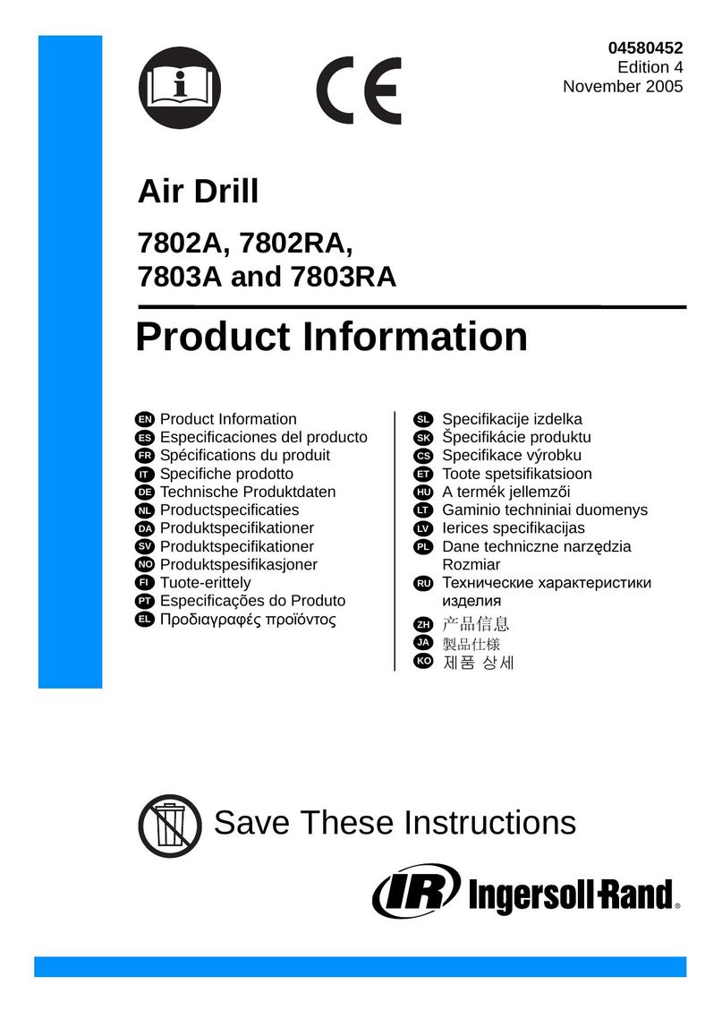 Ingersoll-Rand 7803A Drill User Manual