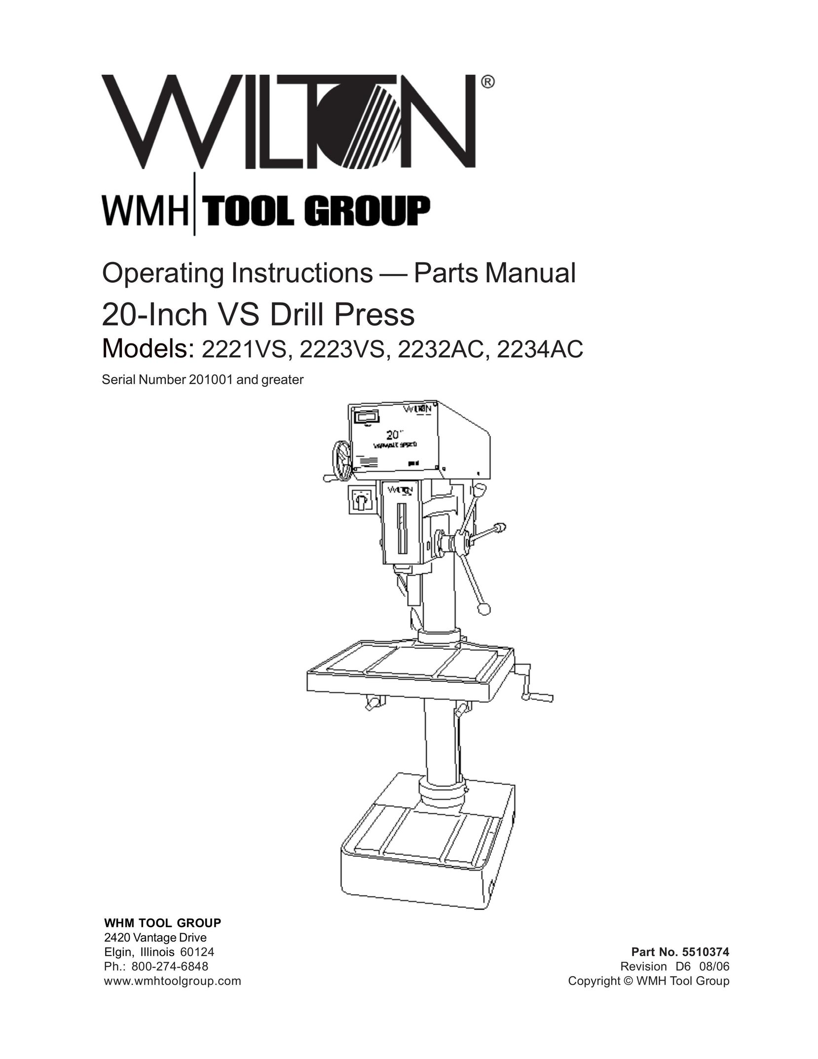 Wilton 2221VS Drill User Manual